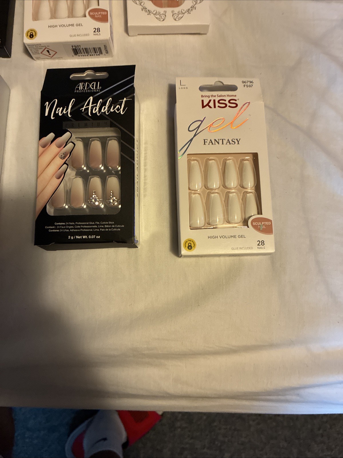 Bulk Kiss Gel Nail Clip On- Nail Addict 14 Boxes Glue Included