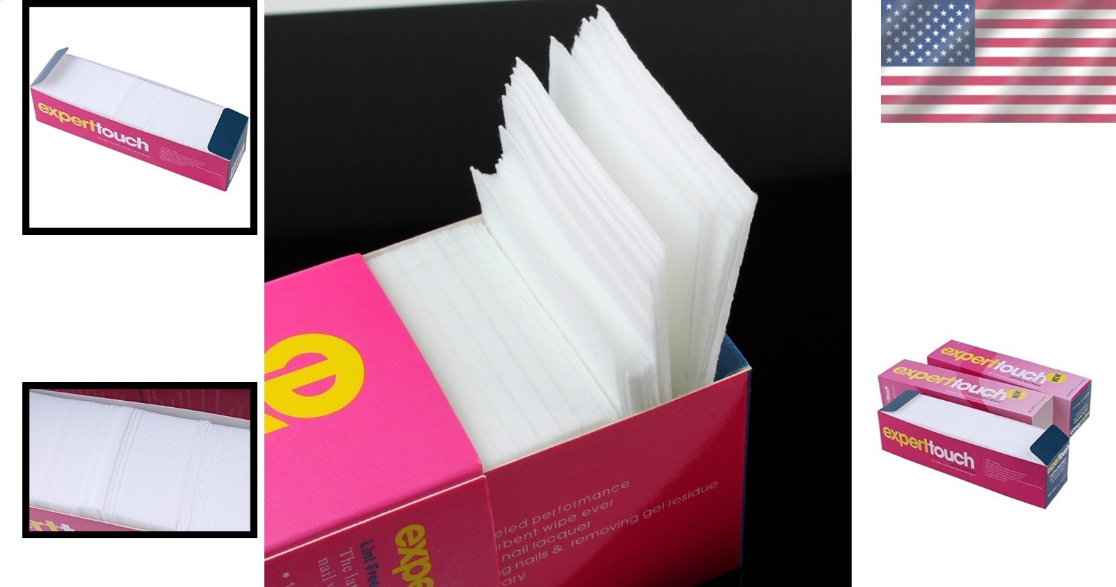 Cotton Pads Lint Free Nail Art Gel Polish Remover Pure Soft Prep Cleaner 325