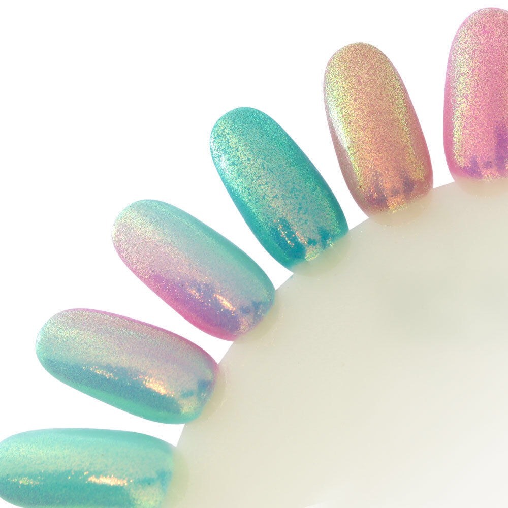 MERMAID EFFECT Pigment NAILS ART POWDER DUST IRIDESCENT Trend Glitter Mirror 5g