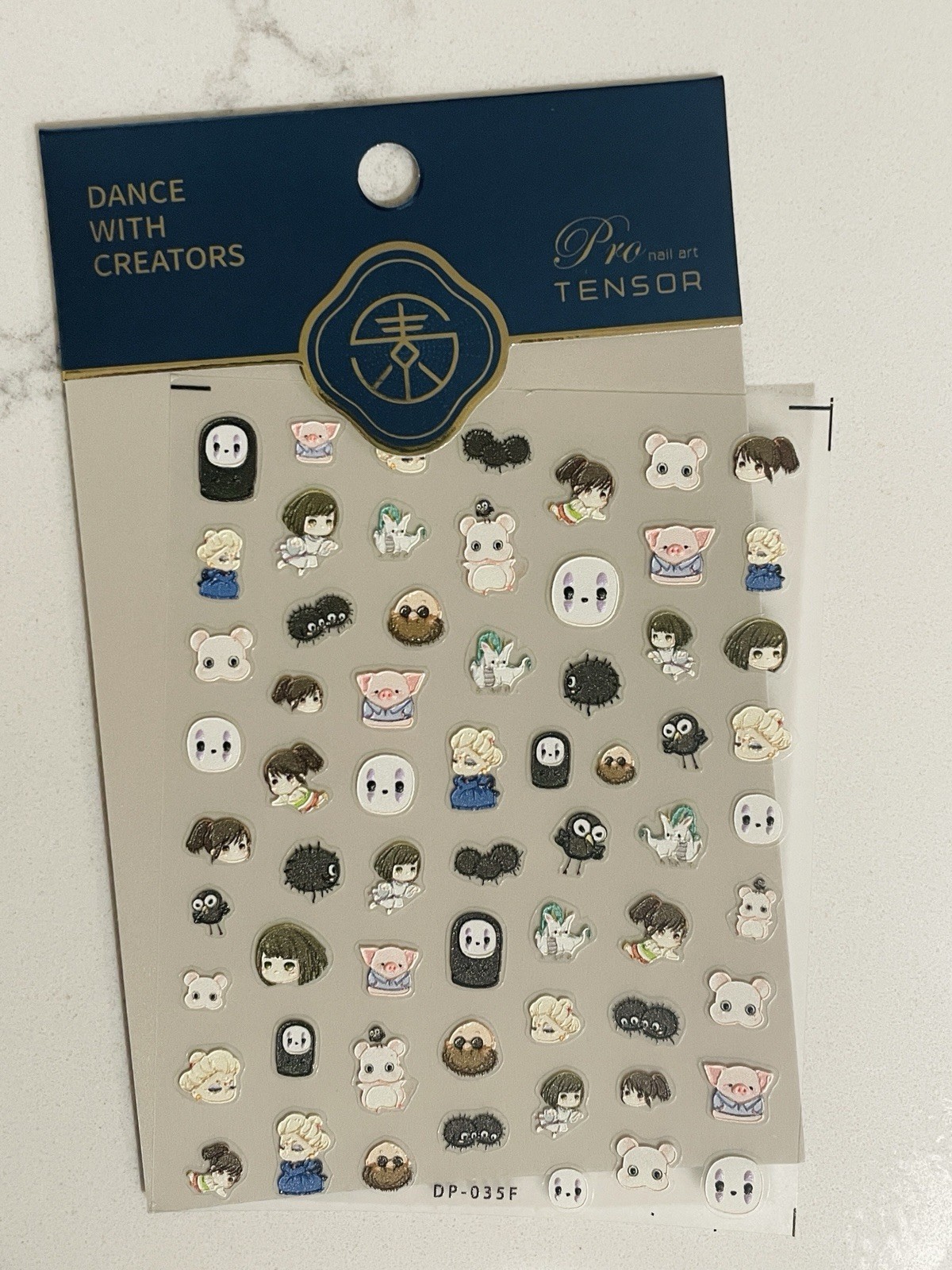 Ghibli 5D High-Quality Nail Stickers – Anime Characters Nail Decals