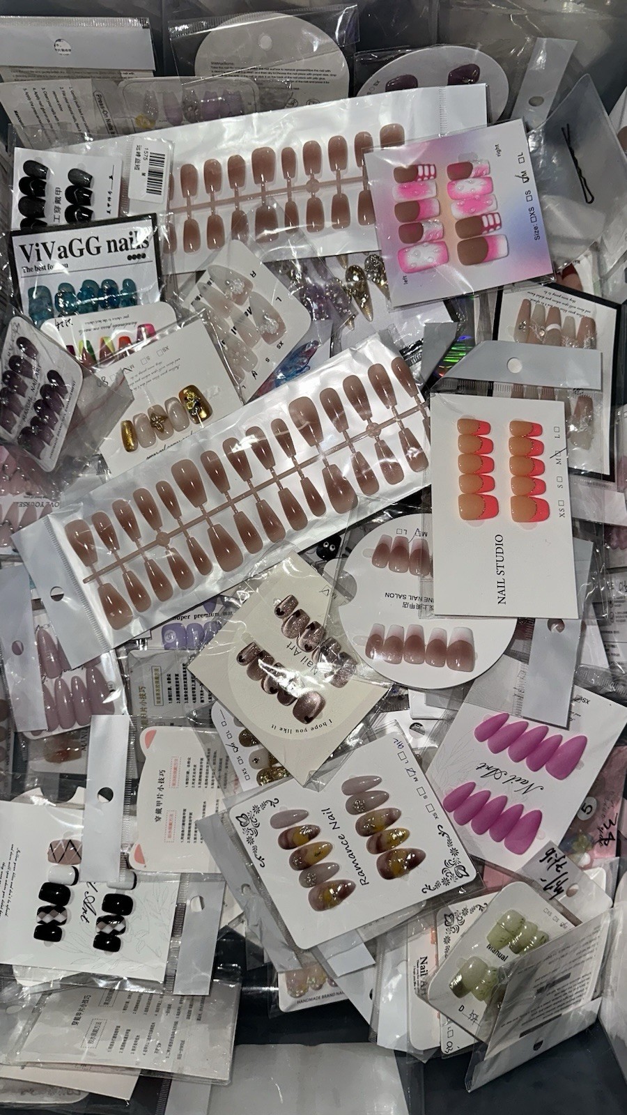 Mystery Box Of Press On Nails Random Selection Size Medium MULTIPLE Pairs!!!