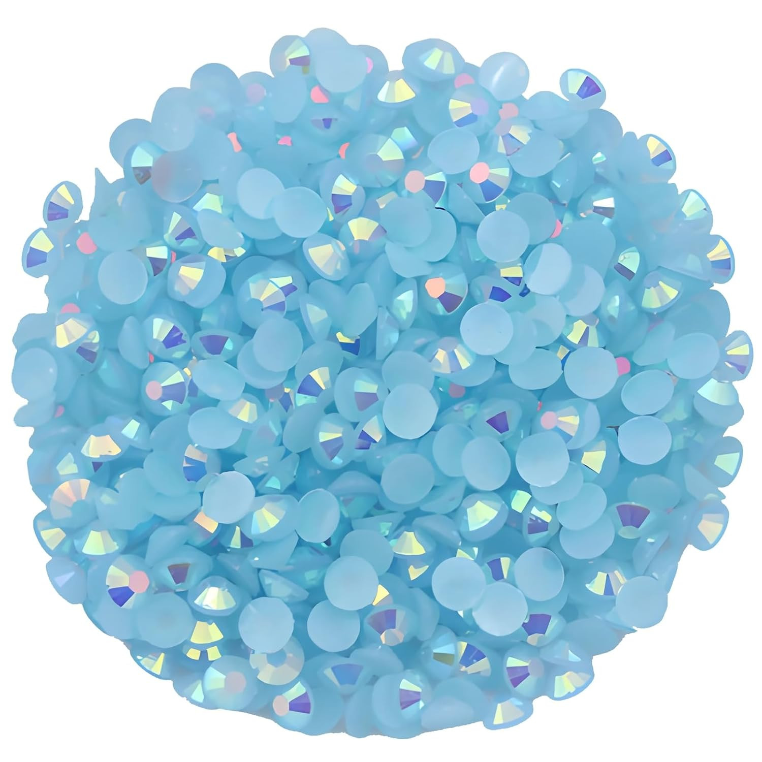 4500 Pcs SS12 3Mm AB Flatback Rhinestones for Nails Art Crafts Glitter round Shi