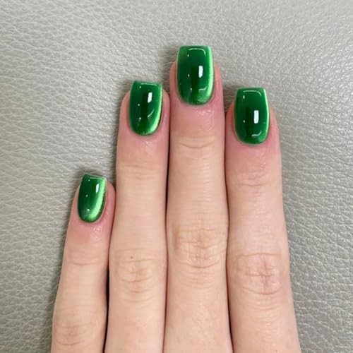 24Pcs Short Press On Nails Square Fake Nails Full Cover False Nails With nail08