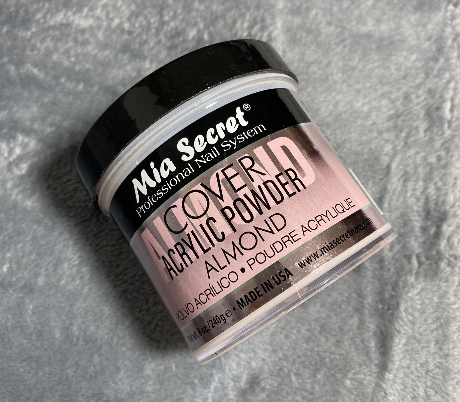 Mia Secret Acrylic Powder Cover Almond Professional Nail System 8 Oz 240 g NEW