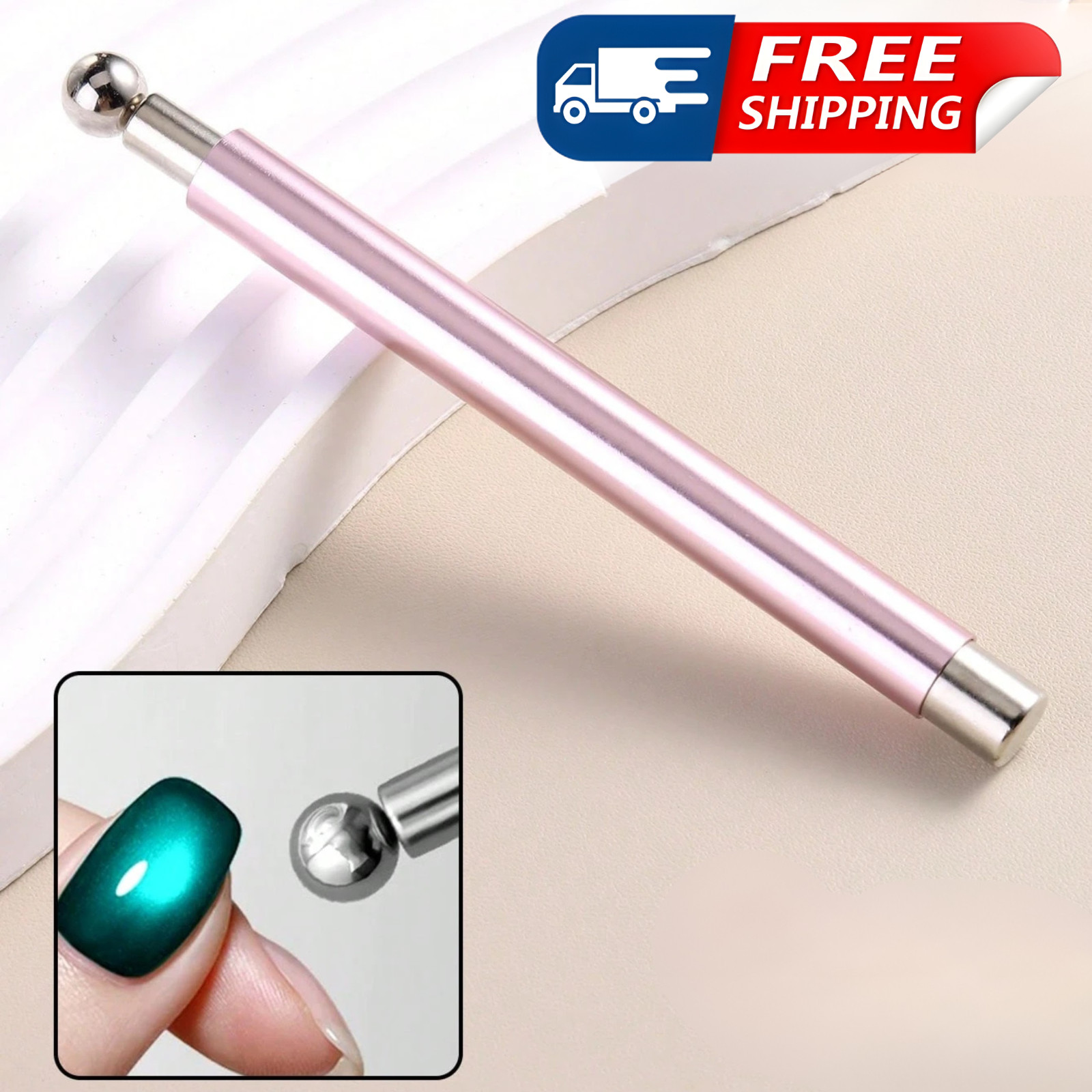 2in1 Nail Magnetic Stick Cat Eye Magnetic Nail Art Tool For Gel Nail Art Design
