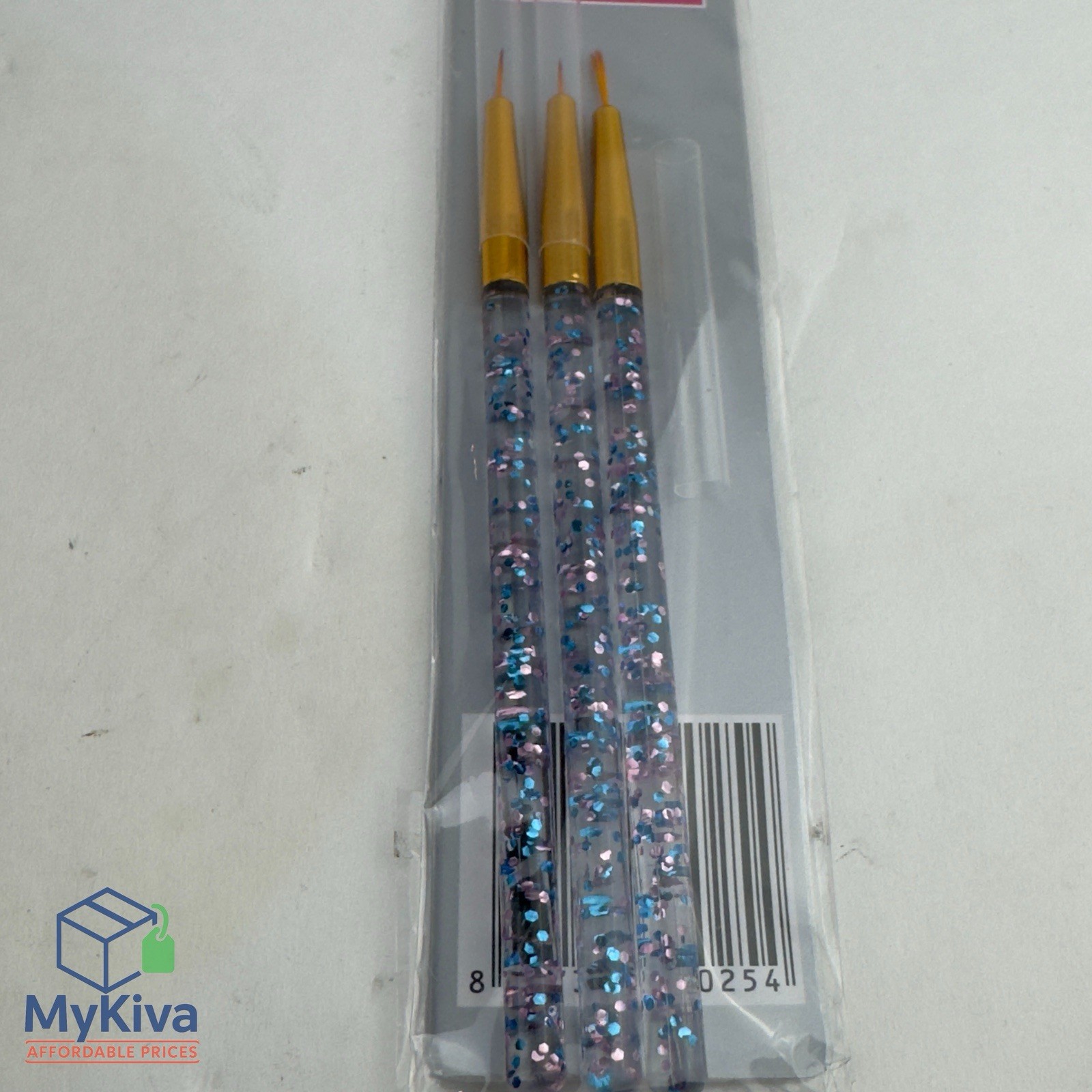 Nail Art Liner Brush Set 3 Pack Beauty Artists Fine Detail Gel Acrylic