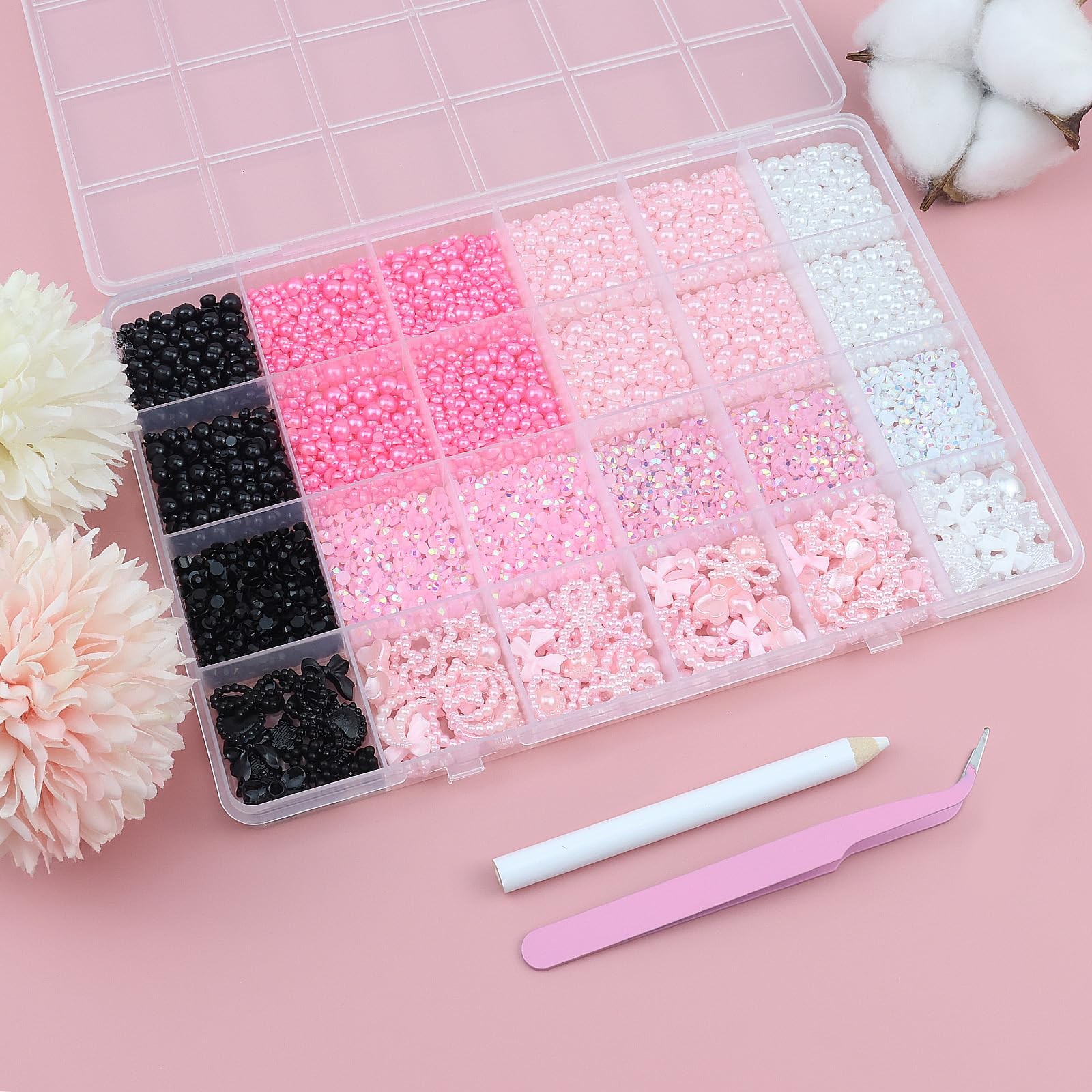 SEMATA Pink Rhinestone Kit 22-Colorful