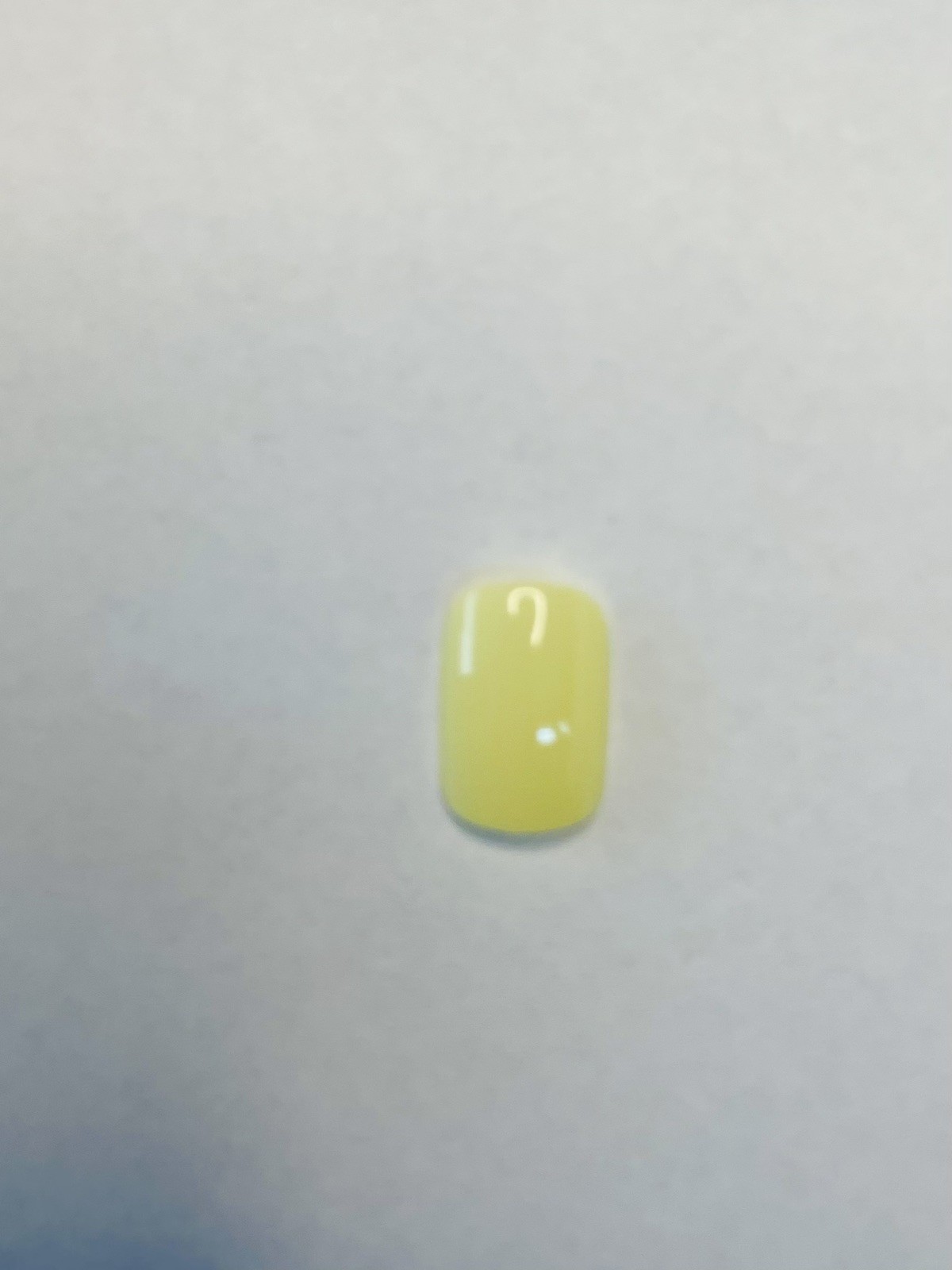 Soft Butter Yellow Press On Nail