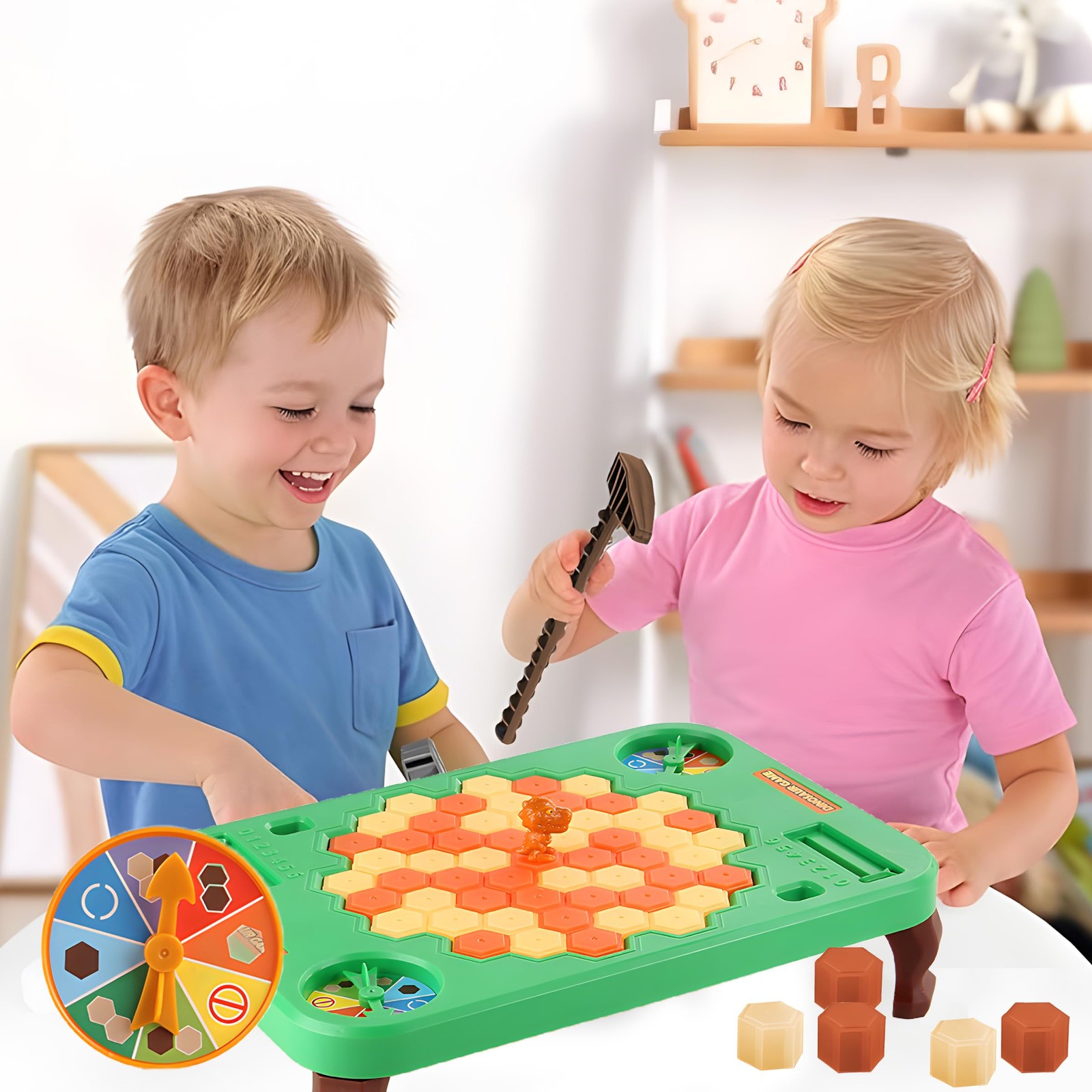 Haugboag Ice Break Save Dinosaur Game for Kids,Break Large, Square-dinosaur