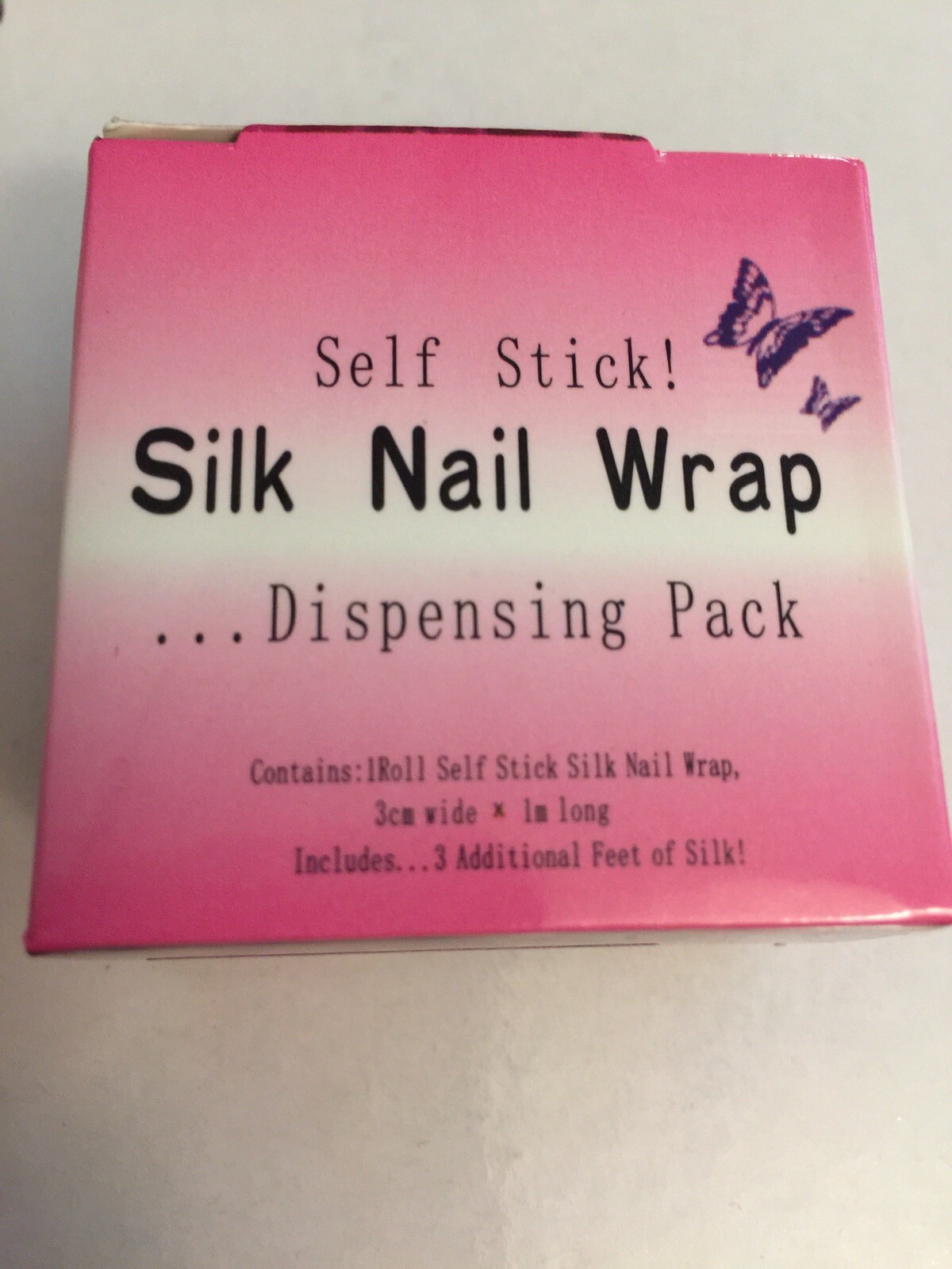Silk Nail Wrap Dispensing Pack Self Stick Nail Repair Nail Extension In Box New