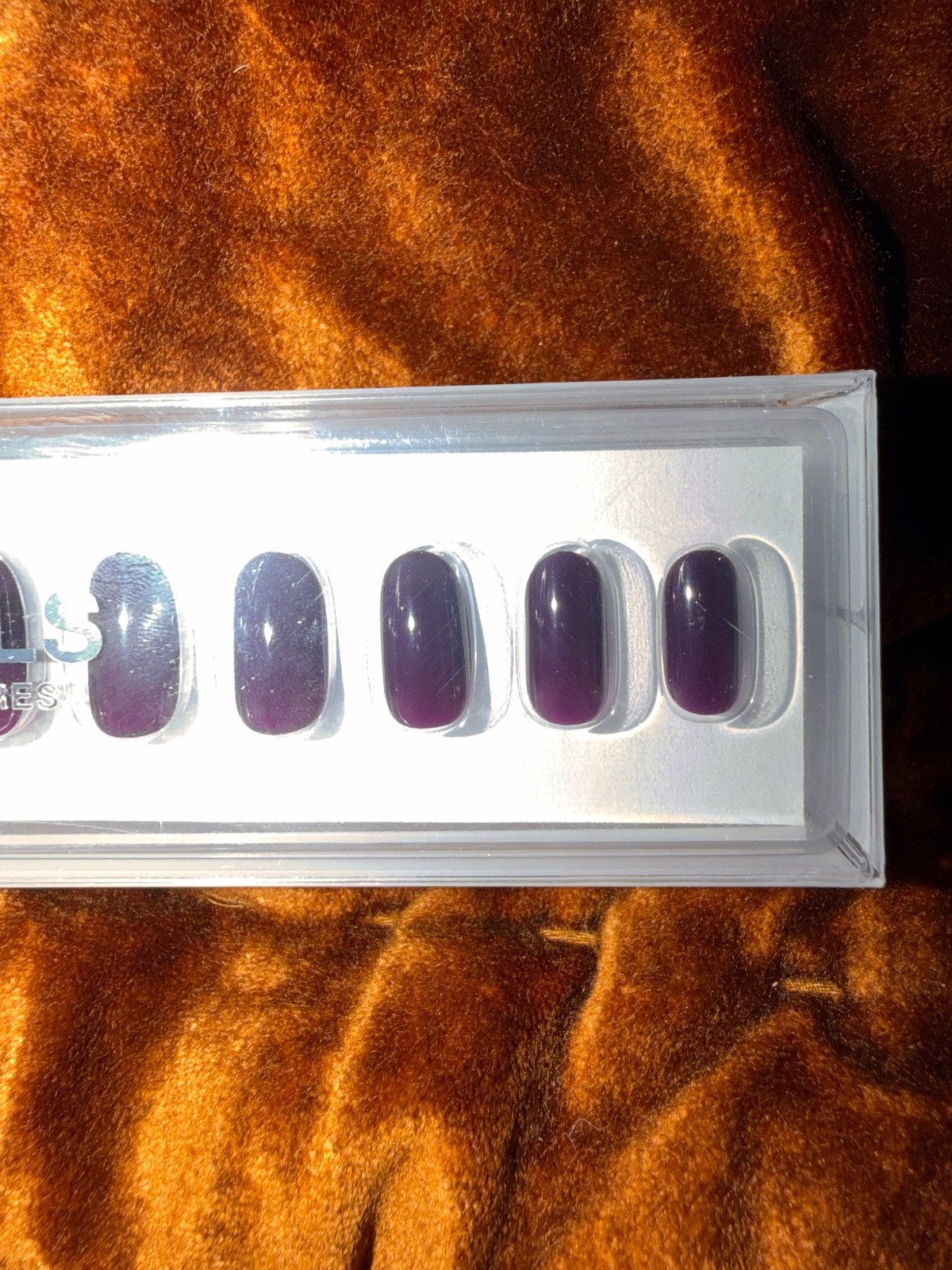 Static Nails- Dark Amethyst (Purple) Round NEW