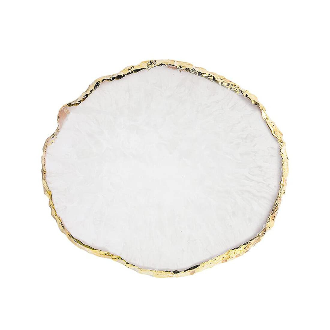 Resin Nail Art Palette, Nail Painting Mixed Color Palette, Gilded Edge Nail G…