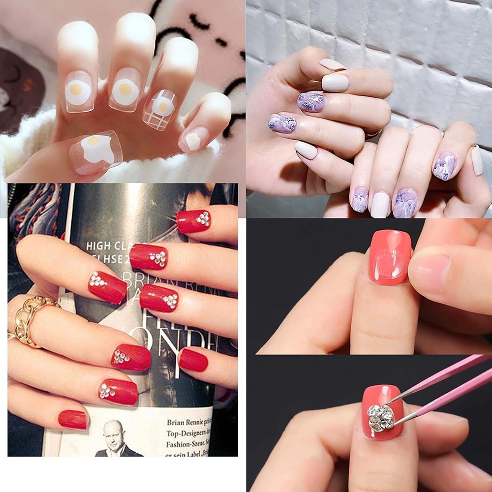 1200Pcs Double-Sided Nail Glue Tape Sticker Adhesive Tabs for Press on Nails
