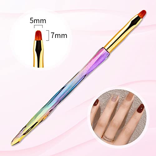 3pcs Nail Clean Up Brushes, Nail Polish Remover Nail Clean Up Brush/3pcs