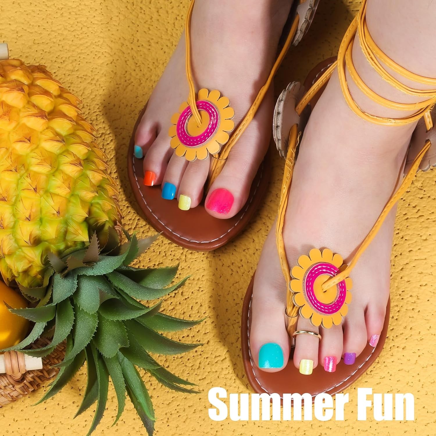 Toe Nail Pr Ons With Glue, Pr on Toenails French Tip Toe