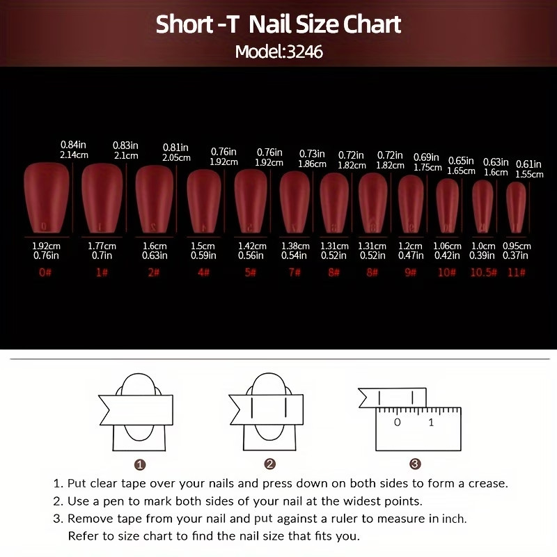 24pcs Short-T On Nails Pink Gradient French Style Fake Nails Glossy Artificial