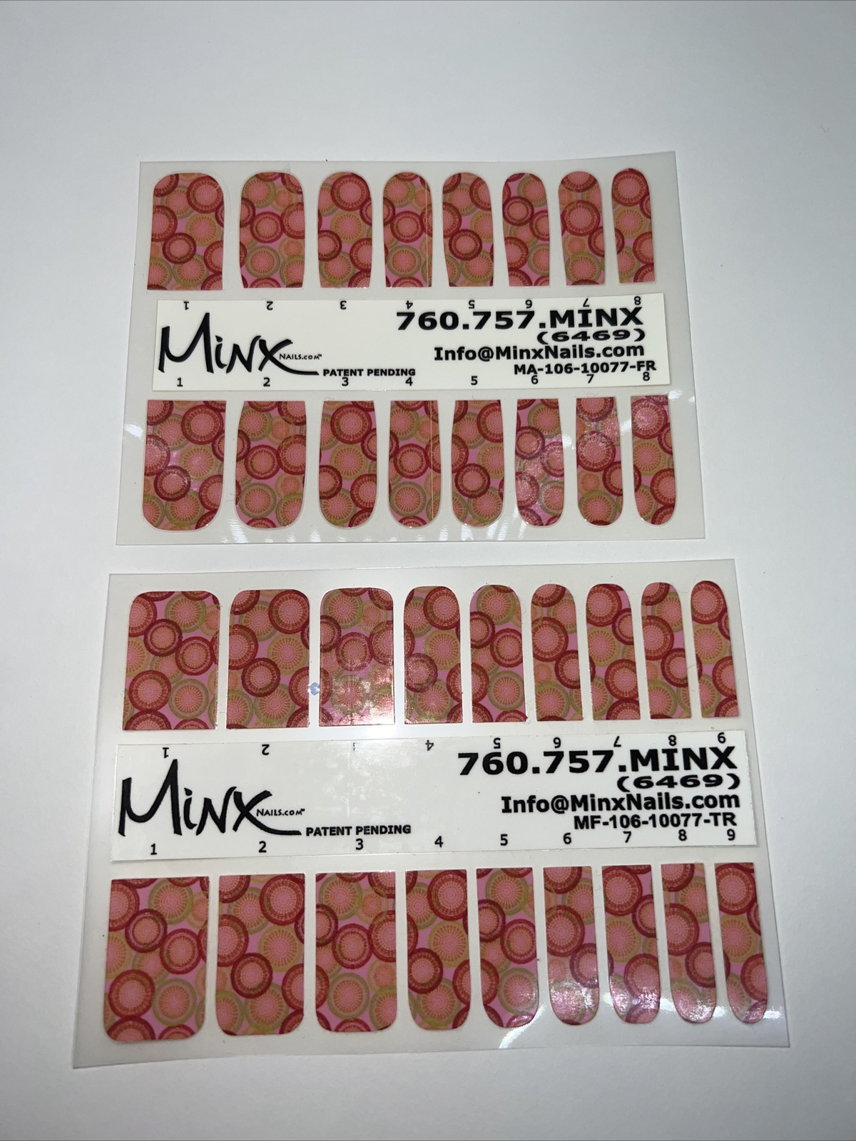 Minx Foil Nail Cover Nail Art Sticker Manicure Wraps
