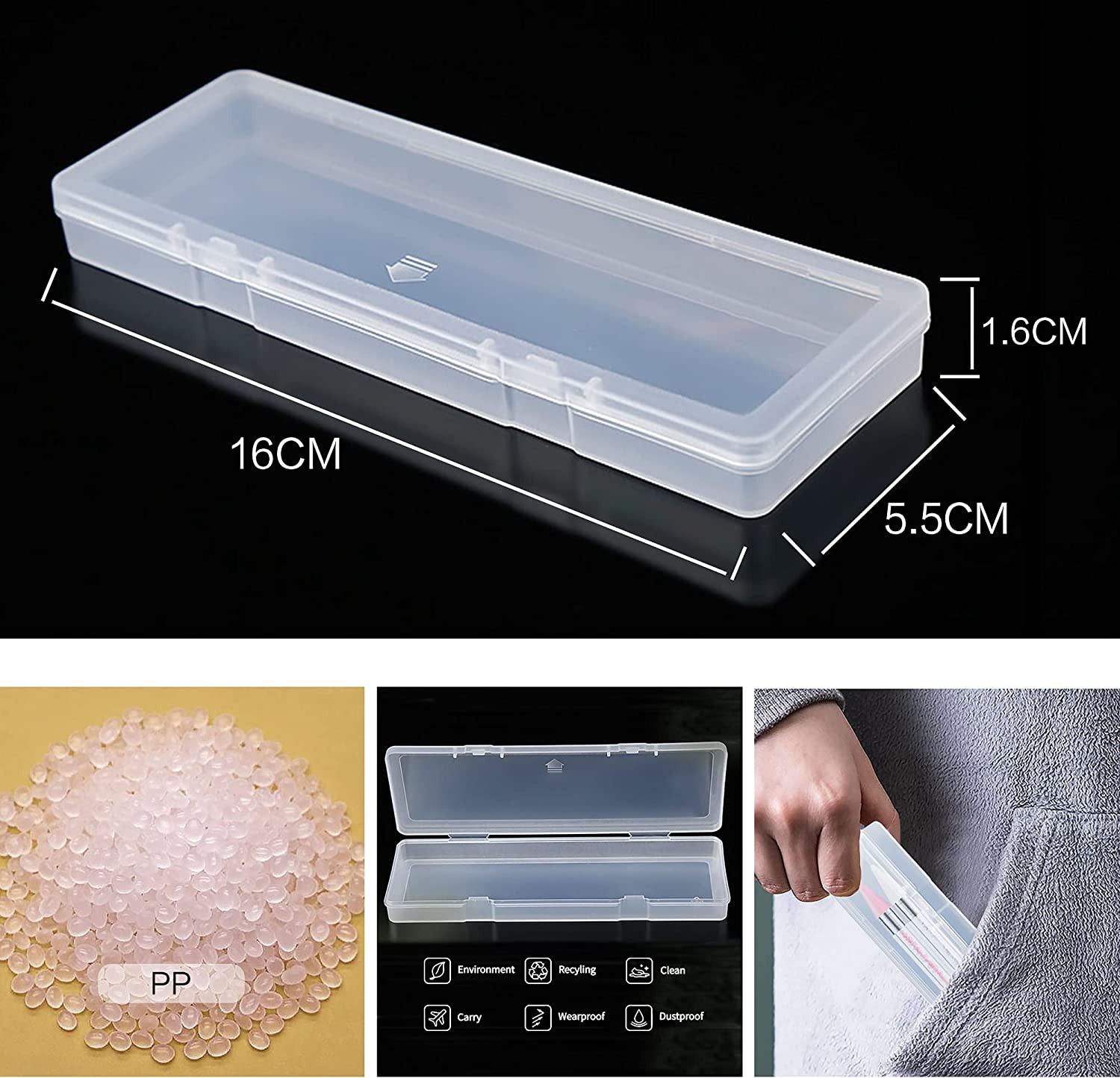 Rhinestone Picker Tool 2 Acrylic Handle Rhinestones Applicator Dual-Ended DIY…