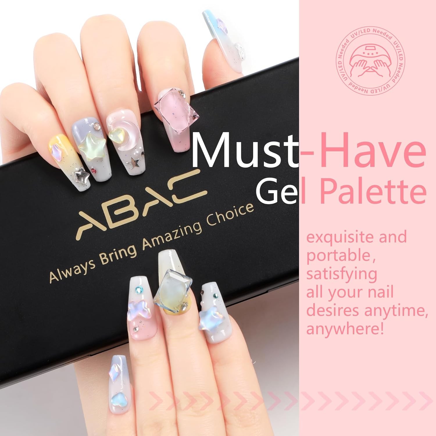 DIY Glitter Sequins Spring&Summer Solid Gel Polish Set Salon Nail Art Set Gifts