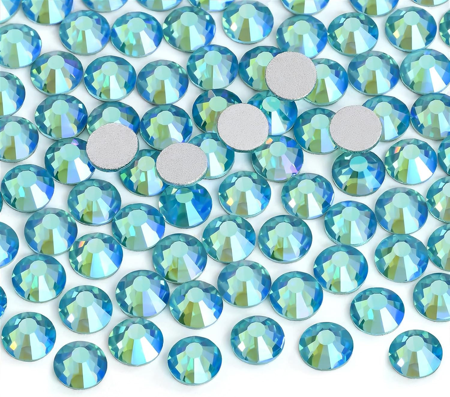 Glue Fix Crystal Flatback Rhinestones Glass Diamantes Gems for Nail Art Crafts D