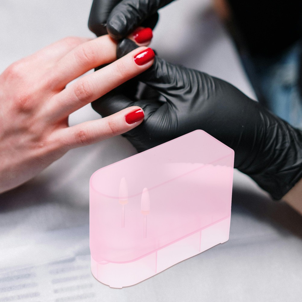 Grinding Head Storage Box Dustproof Nail Heads Case Drill Bits Holder