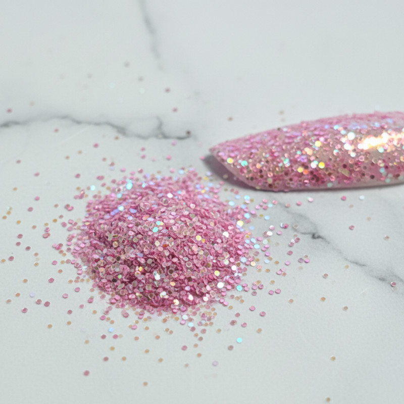 J.HOO Two Tone Hexagon Nail Glitter 0.4mm Ultra Fine Aurora 4 Colors