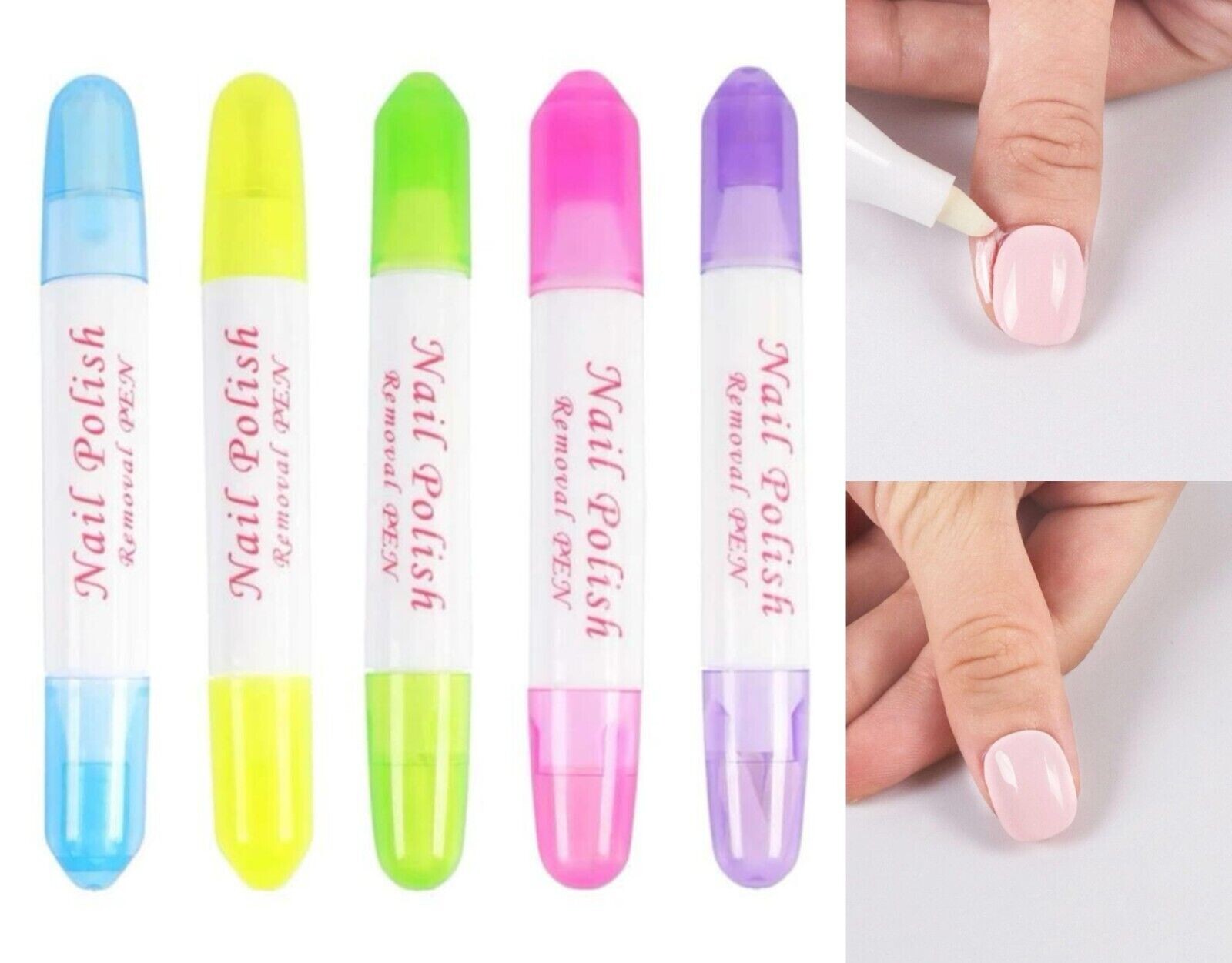 1 PC NAIL POLISH REMOVER Corrector Pen Art Varnish Correction Pens+ 3 Tips FREE