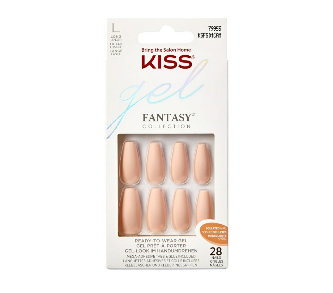 💅*NEW* KISS Gel Fantasy Collection- Sculpted Long-Glue On Manicure Nails💅