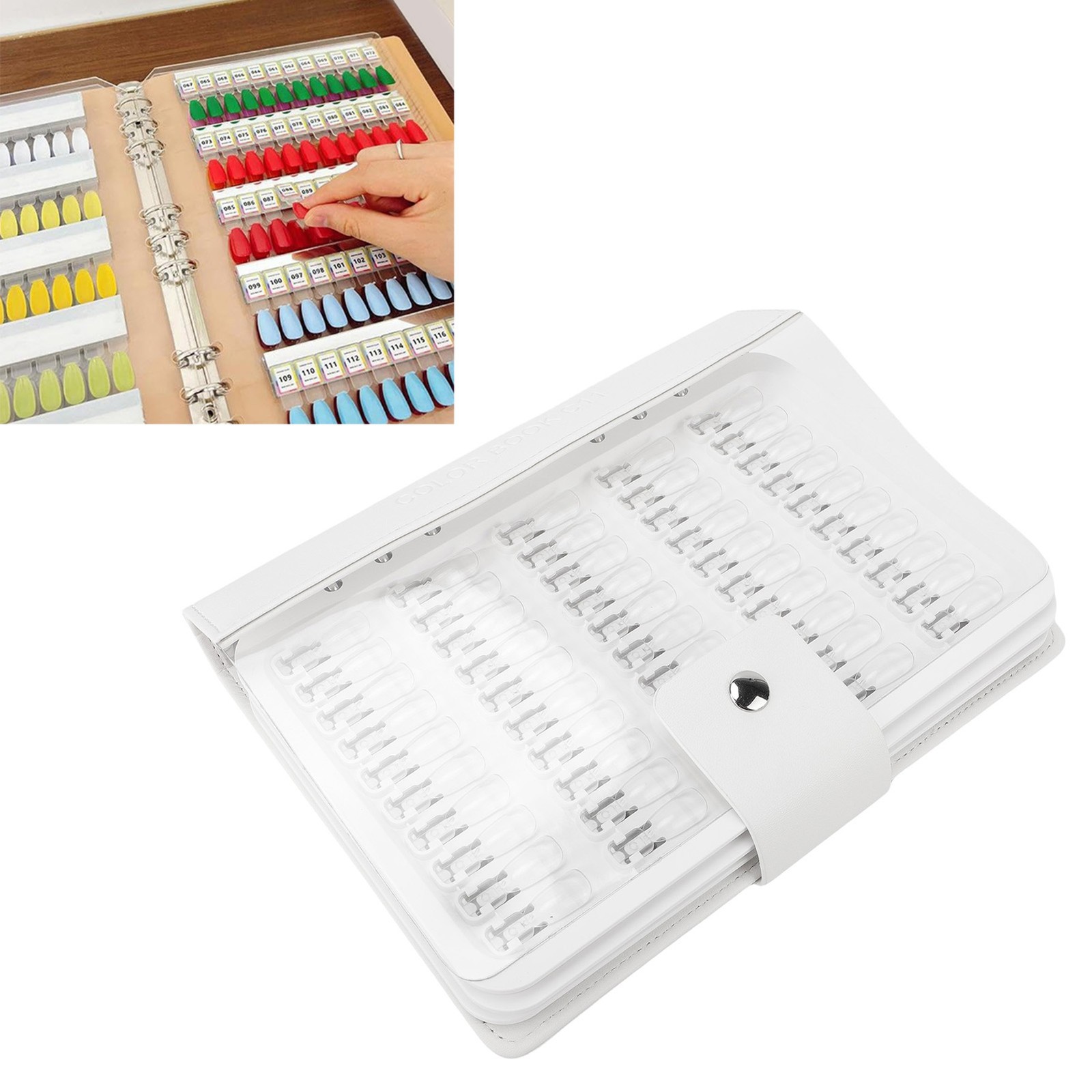 150 Colors Nail Color Display Book For Easy Nail Organization Easy To Use