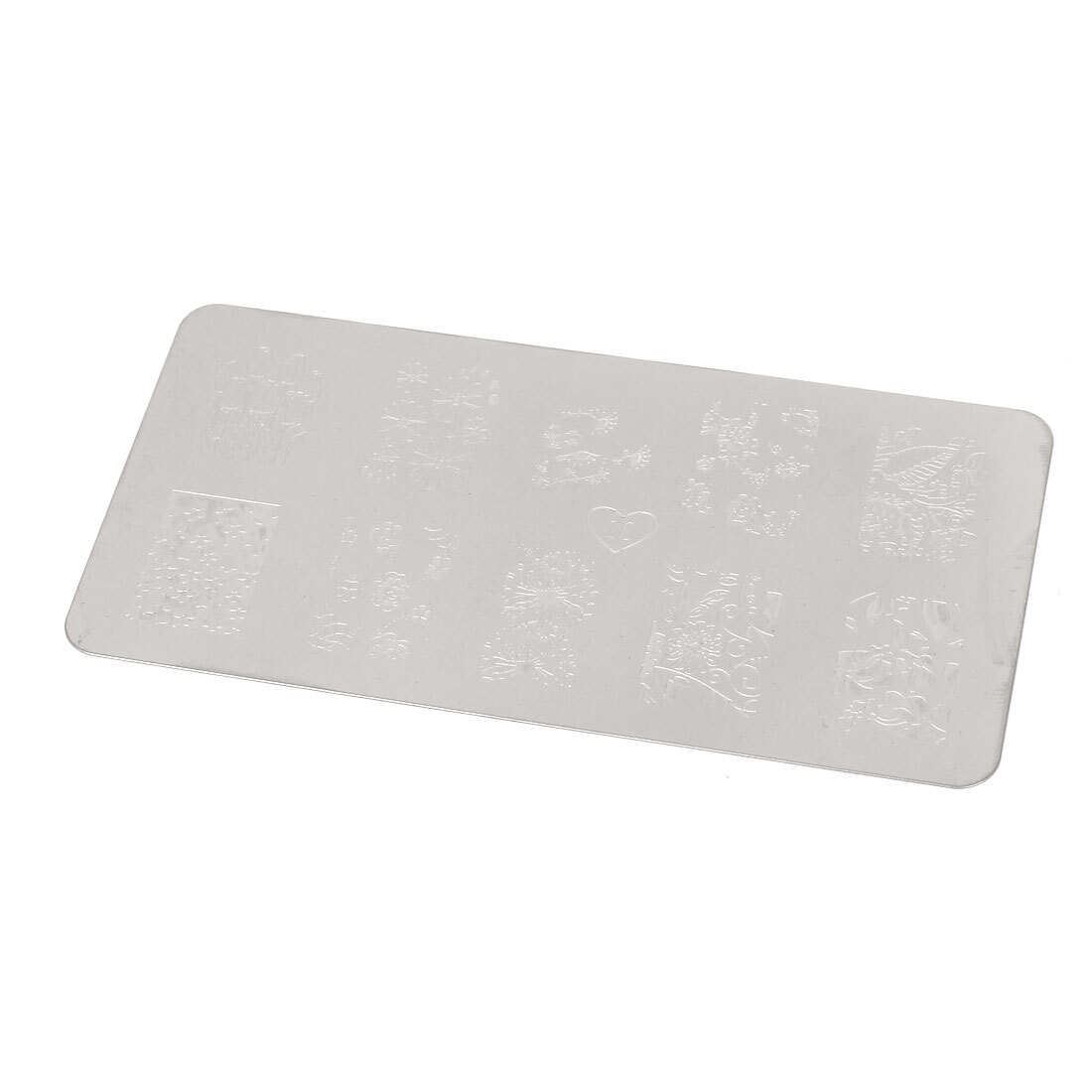 Fingernails Flower Printed Stencil Template Painted Plate Gel Nails Tool 1 Sheet