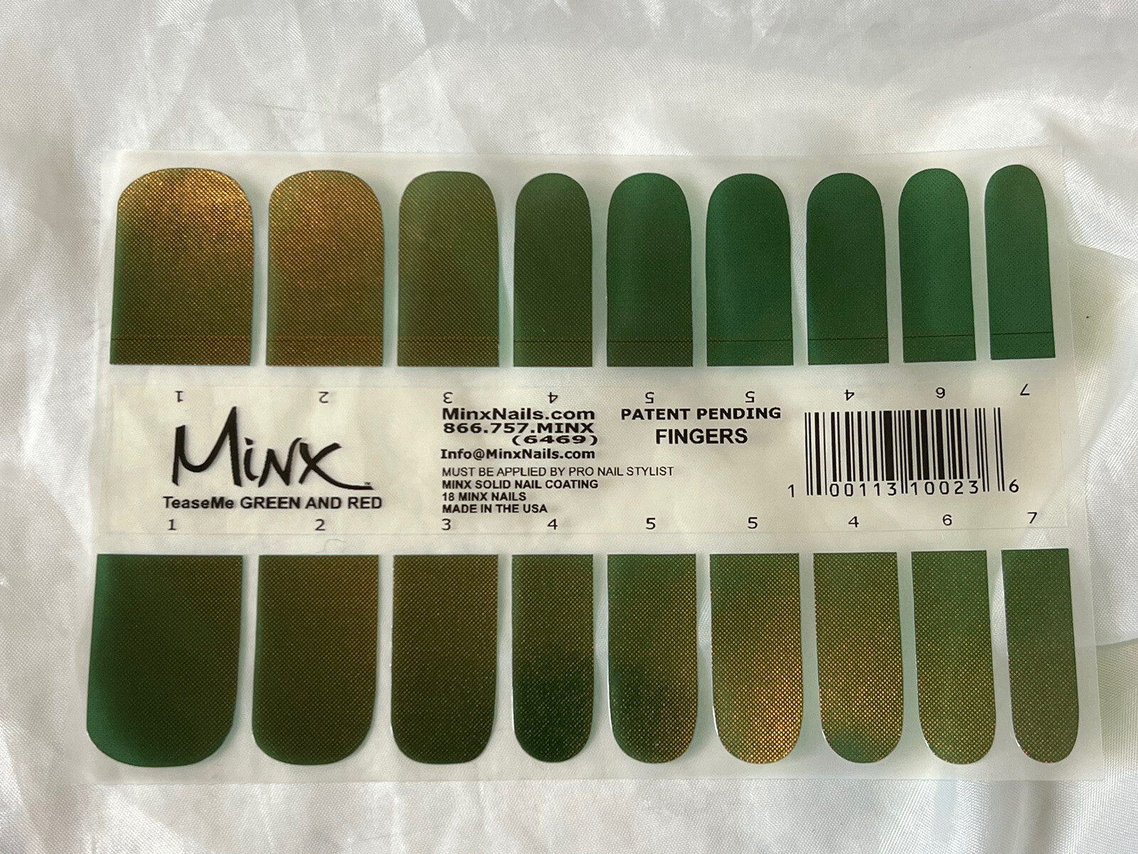 Minx Foil Nail Cover Nail Art Sticker Manicure Wraps