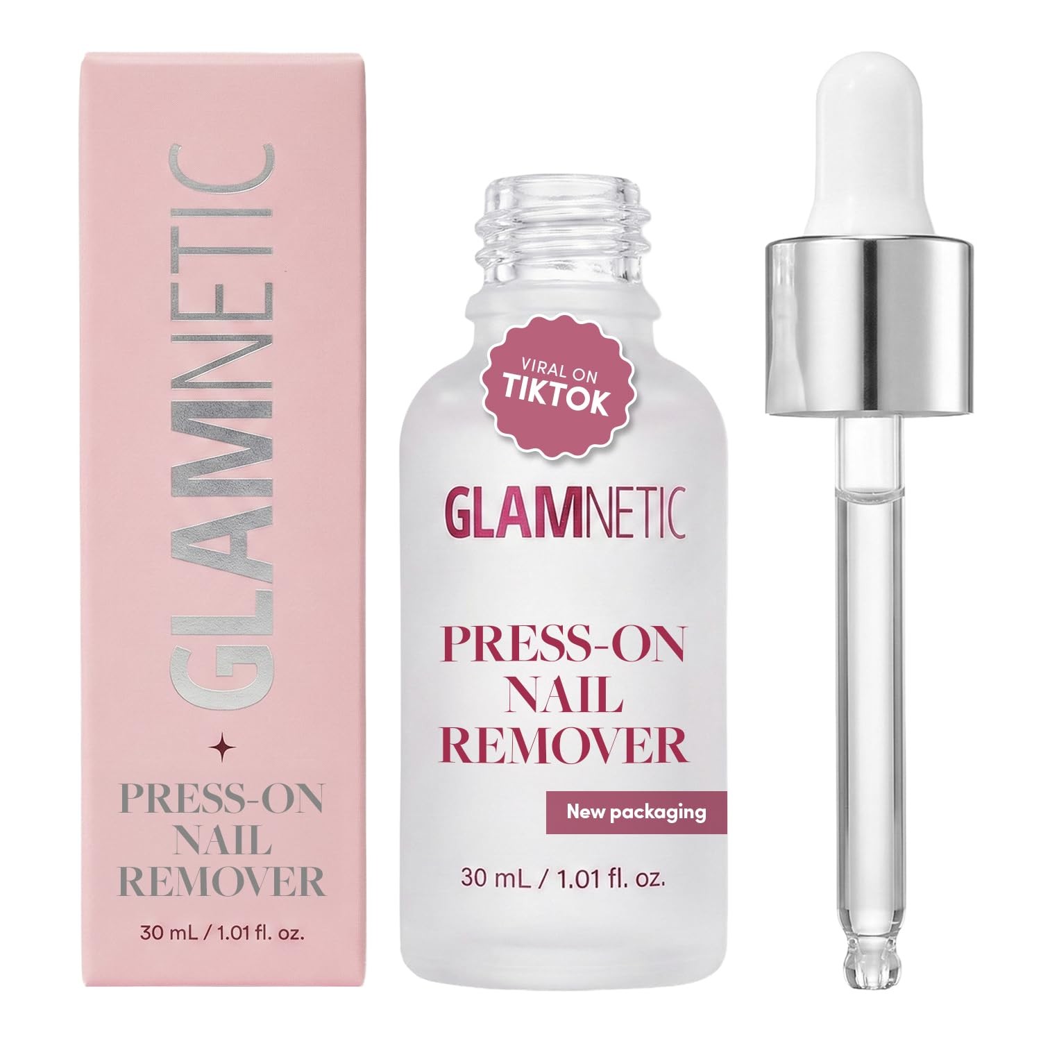 Glamnetic Press On Nail Remover | Odorless, No Acetone, Gentle Press-On Nail Rem
