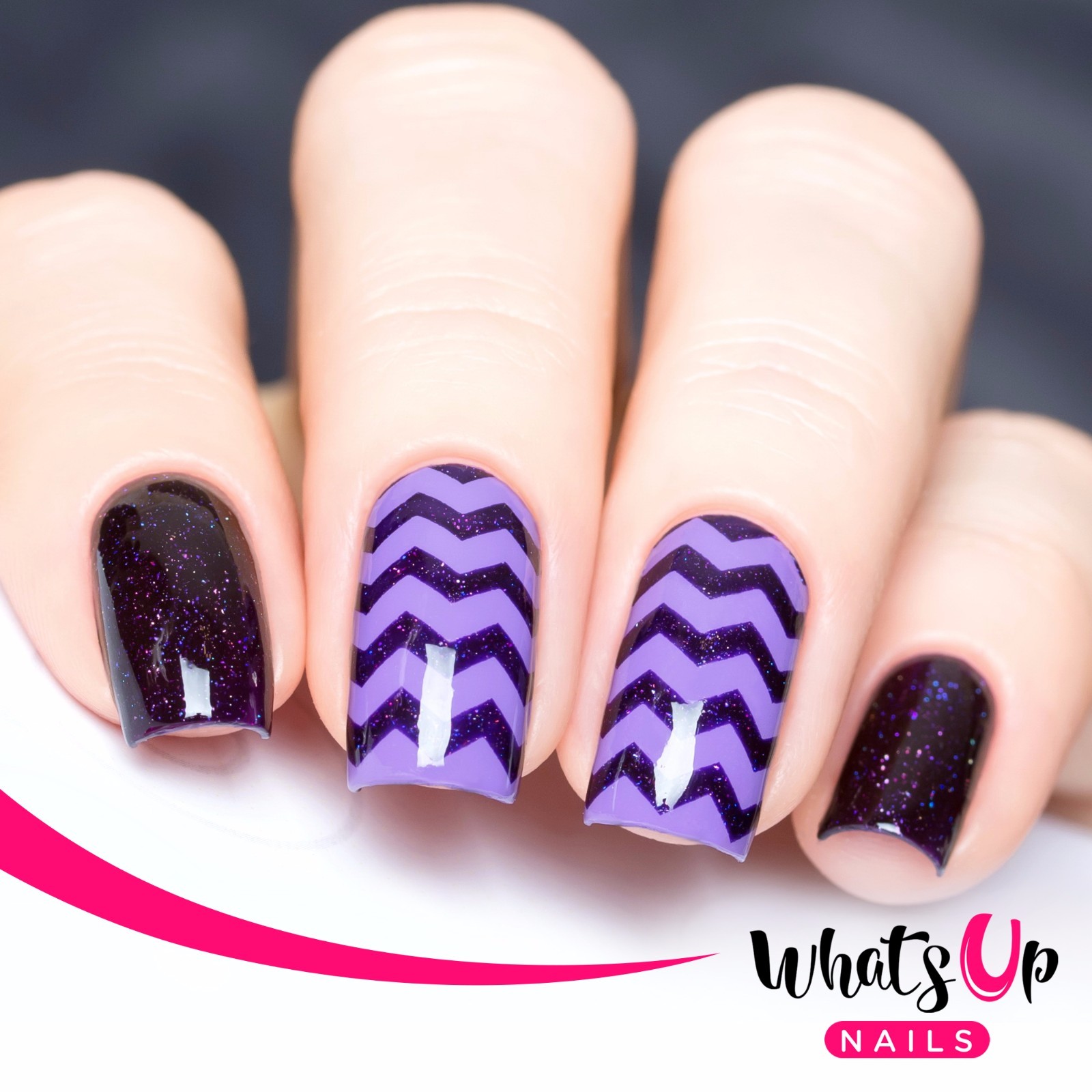 Zig zag tape for nail art, chevron stickers for nails, nail vinyls