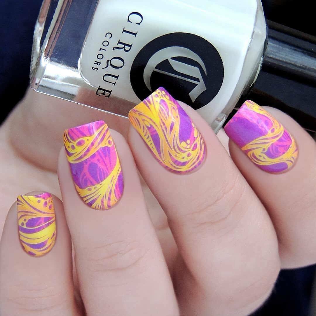 P116 Lavalicious Water Decals Sliders for Nail Art Design