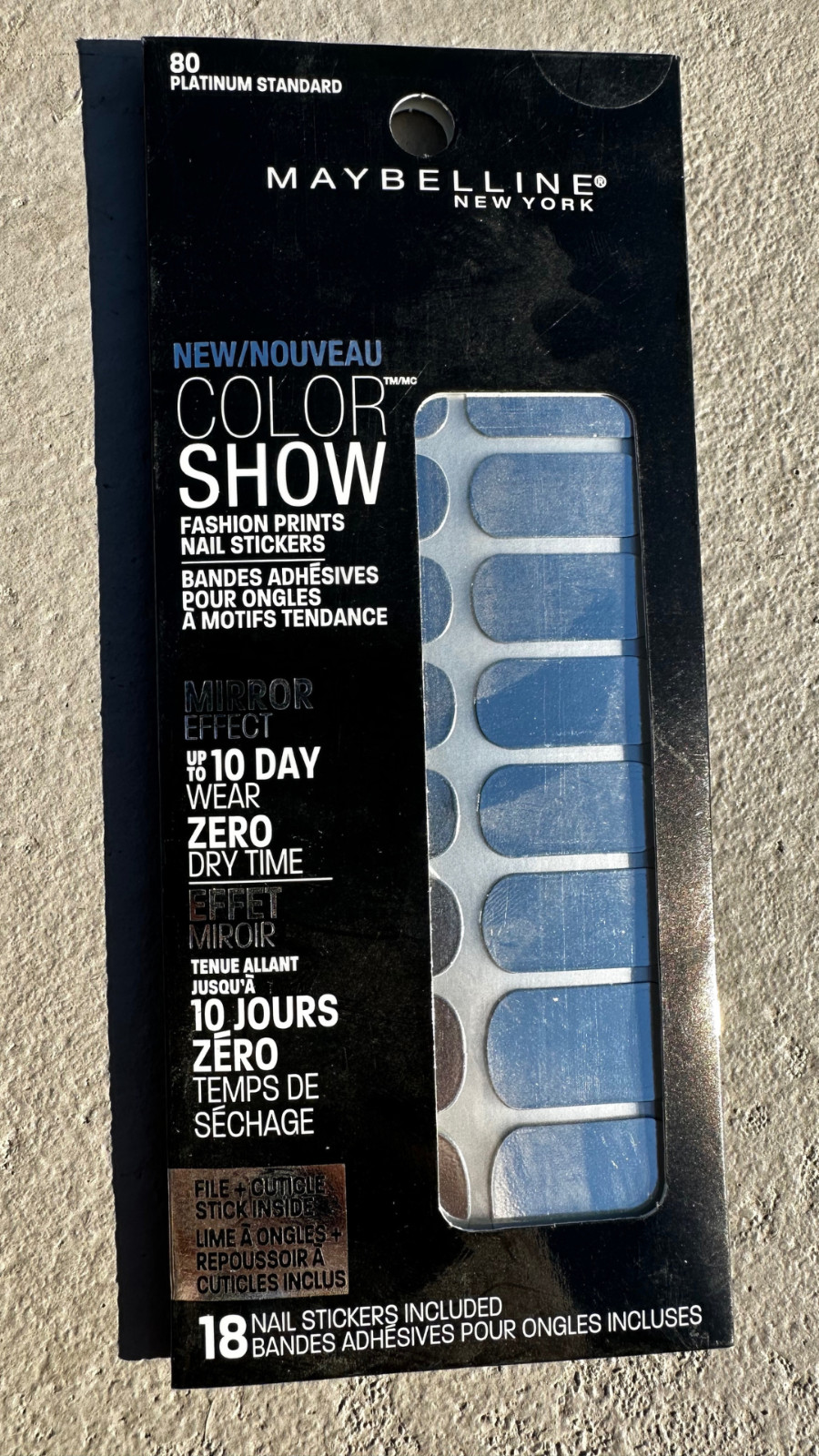 BUY 2 GET 1 FREE (Add All 3) Maybelline Color Show Fashion Prints Nail Stickers