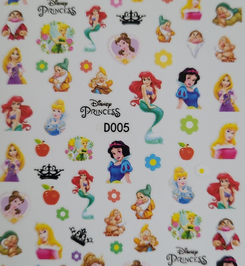Disneys Princess Nail Stickers