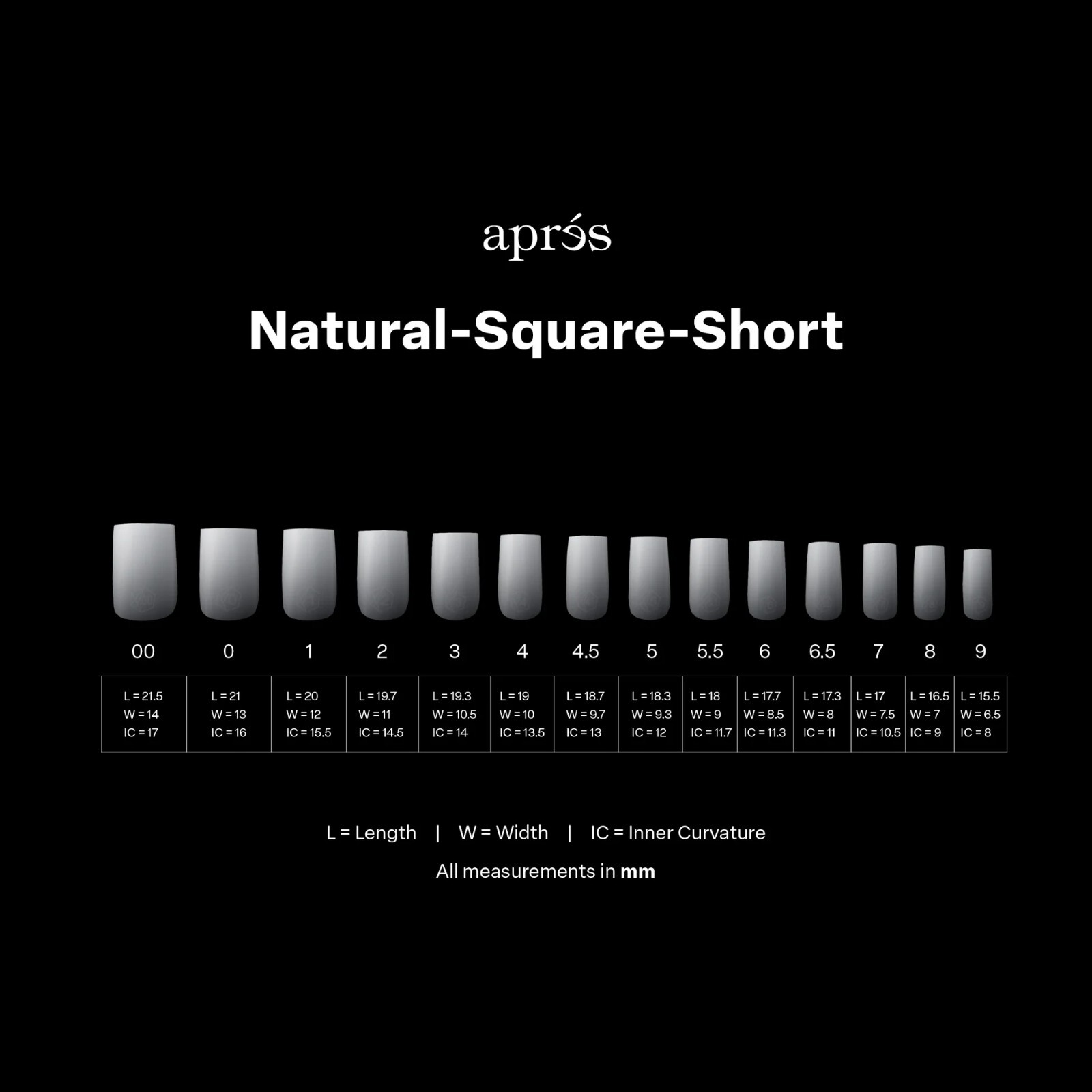 Apres Gel-X Ombre Natural Square Short (Box of 210 Tips)