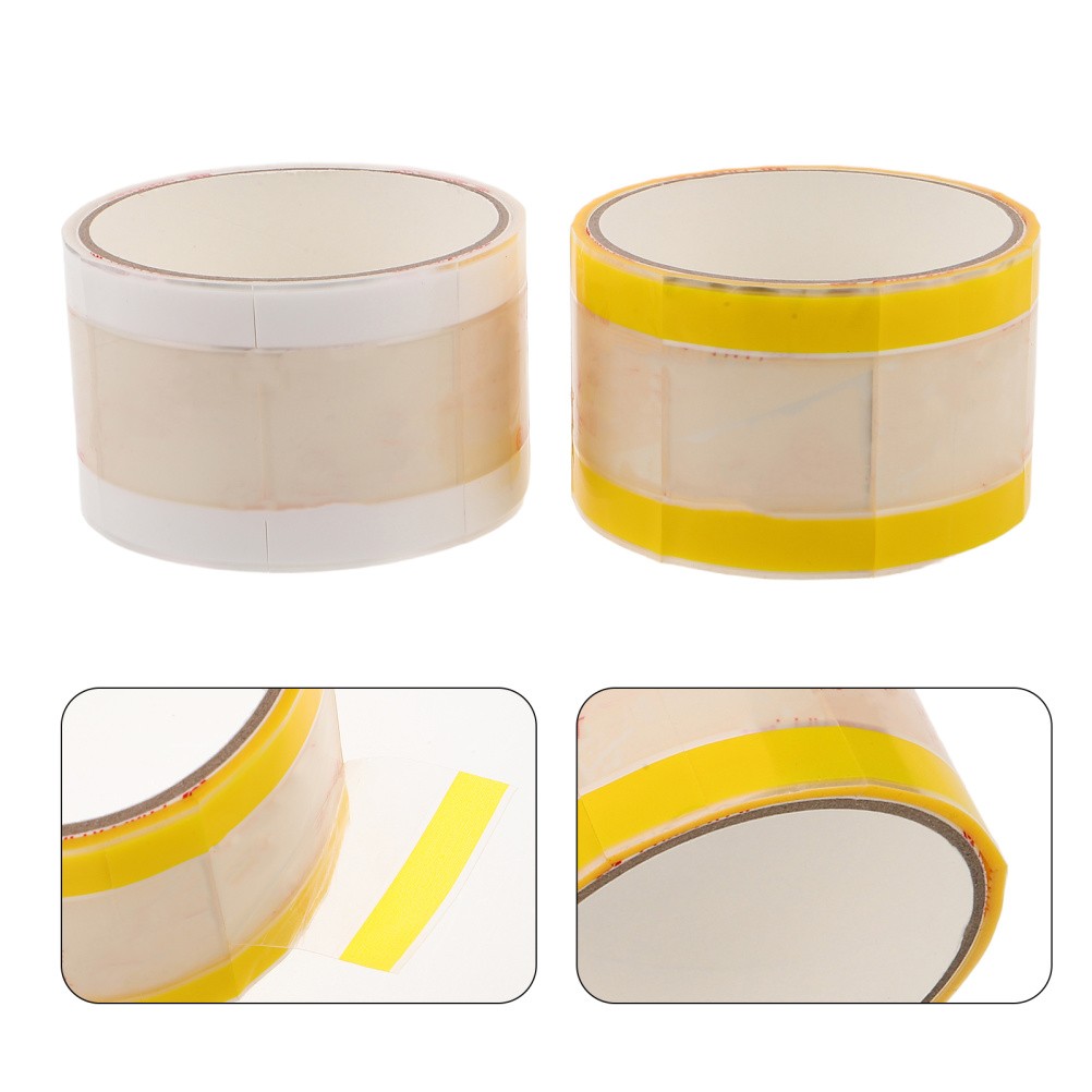 2 Pcs Nail Art Stamper Pattern Removal Tool Adhesive Tapes Tools