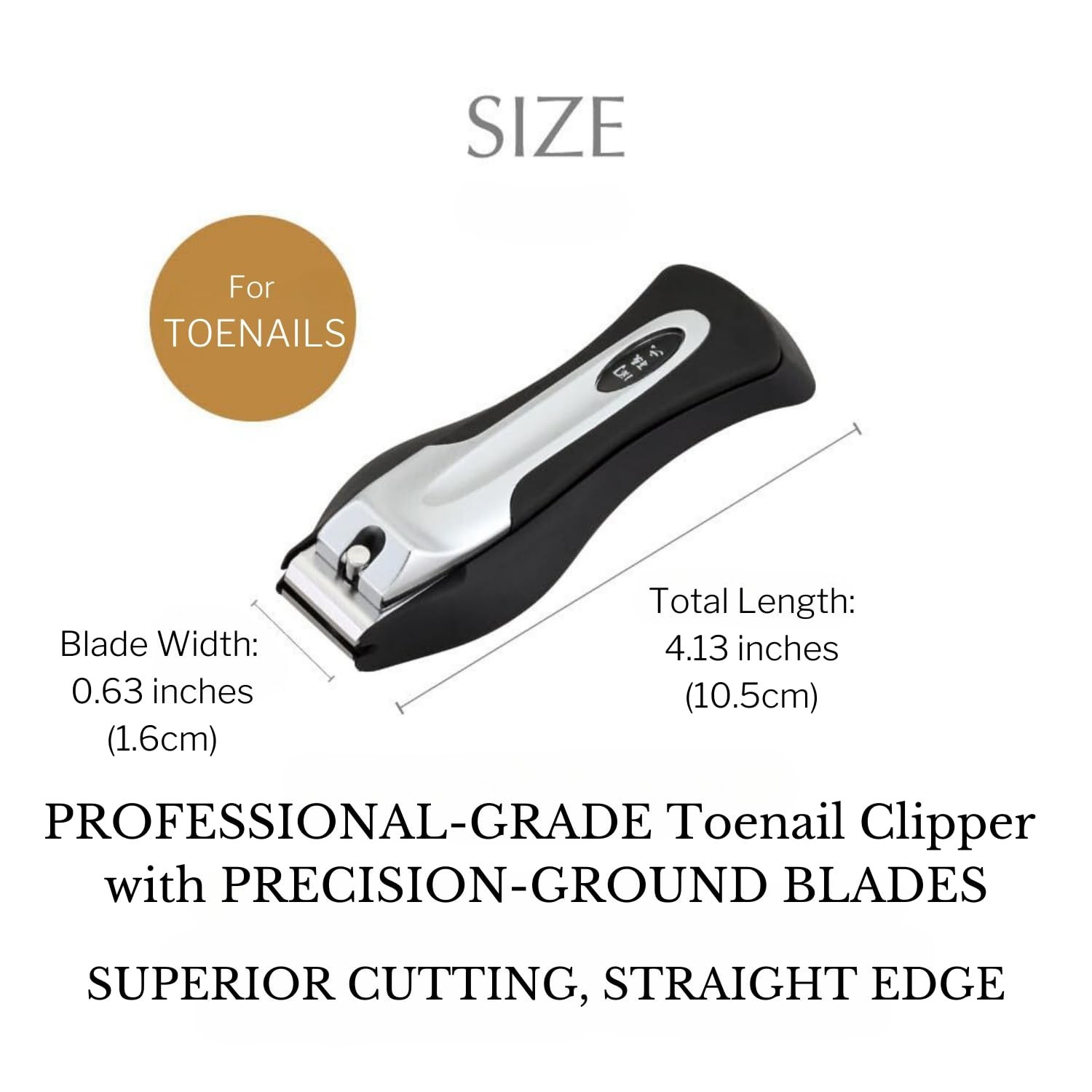 KAI Japanese Nail Clippers With Side Nail File, Stainless Steel, Large, Made …