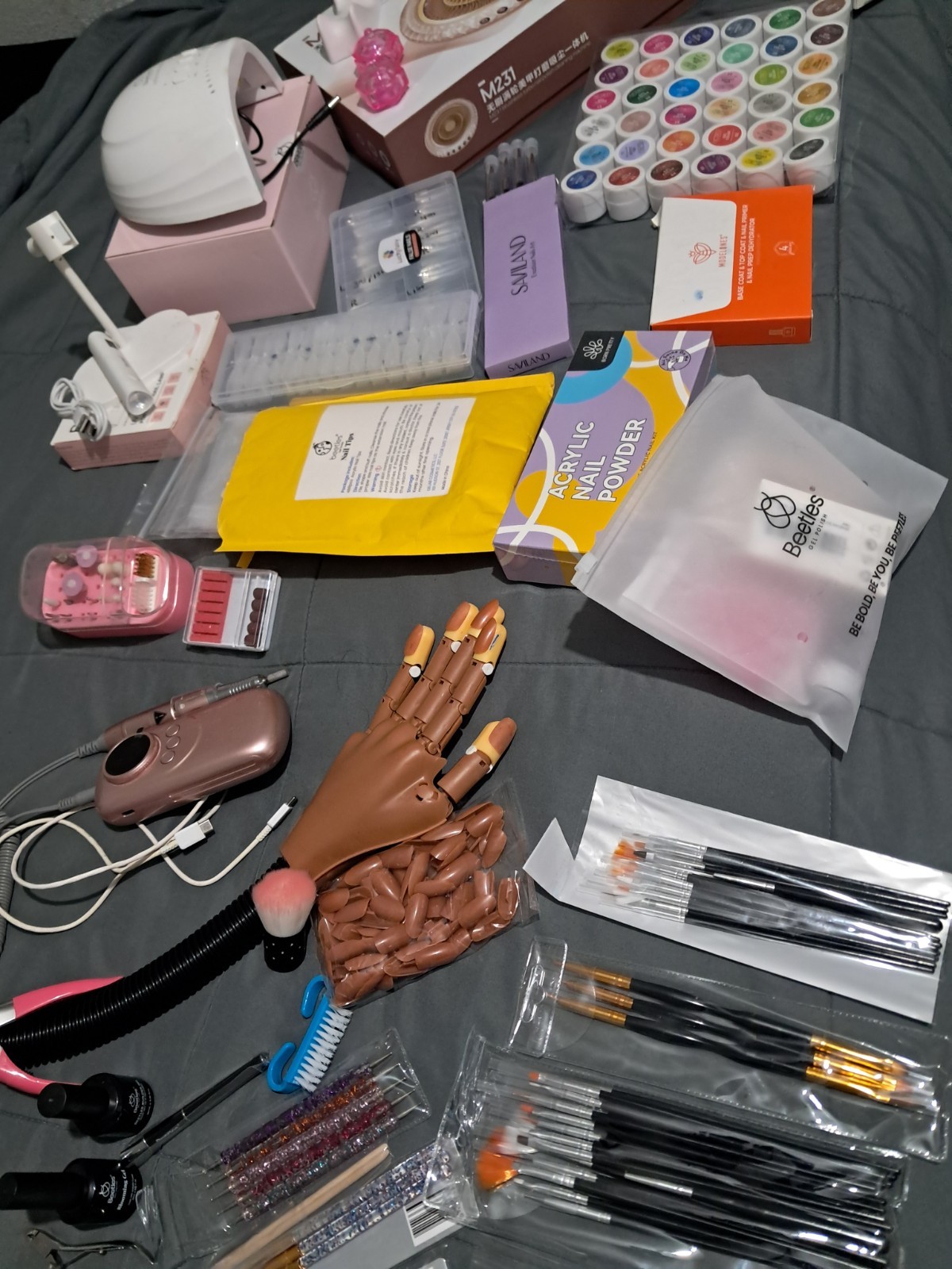 Nail lot!! HUGE!! Mixed Lot for nails/nail art(Gel & Acrylic)