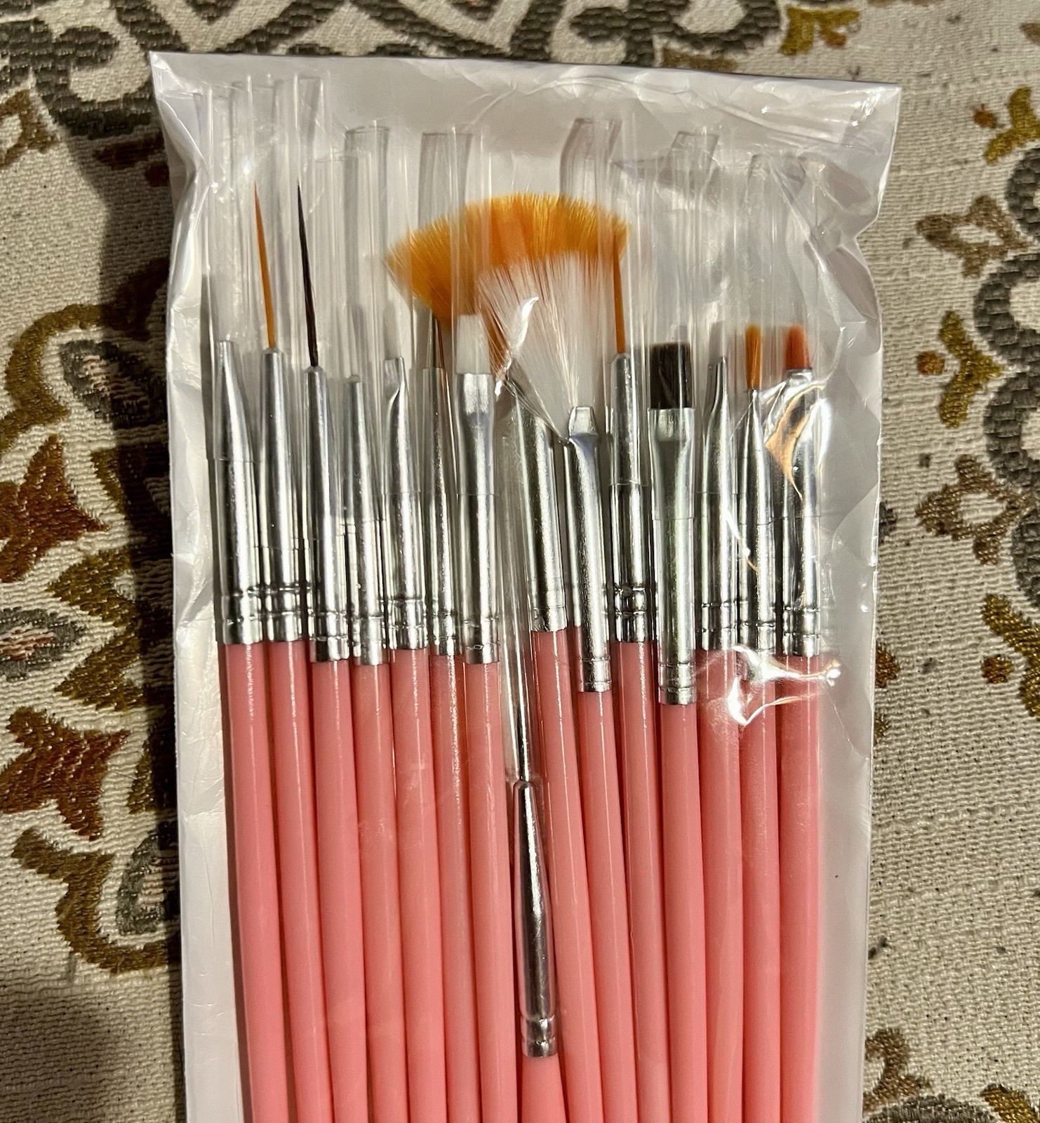 Nail Artist Quick Start Set- Blending Quartz, 26+ Brushes for Detail & Color-New