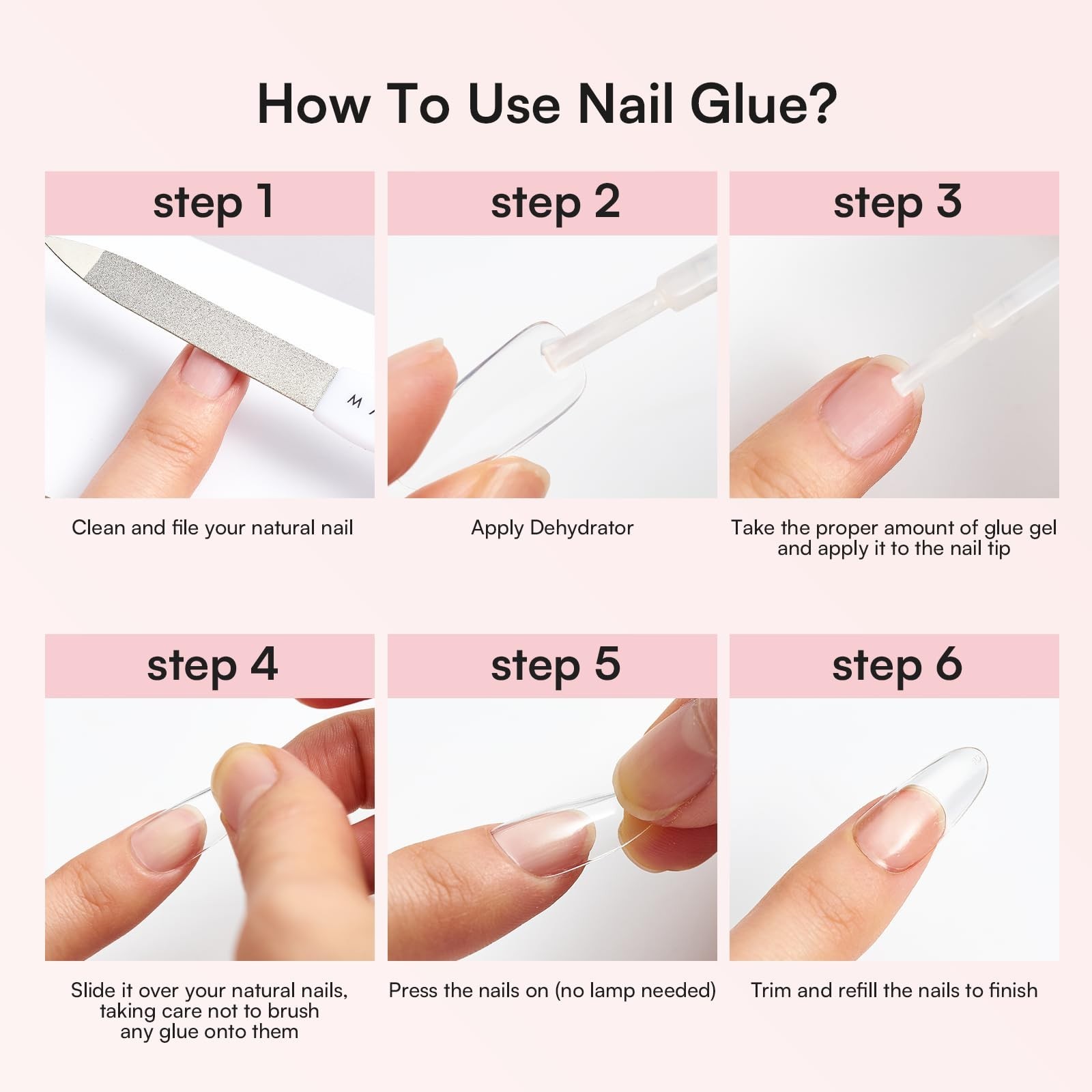 Super Strong Nail Glue & Remover Kit – Quick Dry Adhesive for Press-Ons, 7ML + 3