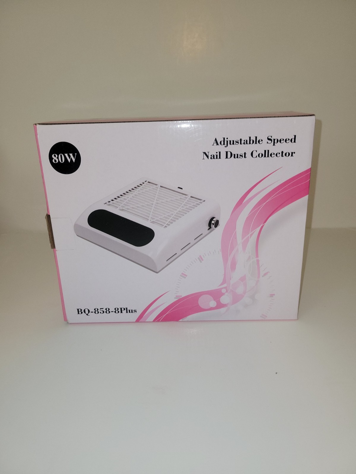 80W Nail Dust Collector Vacuum Suction Fan Dust Extractor Nail Manicure Machine