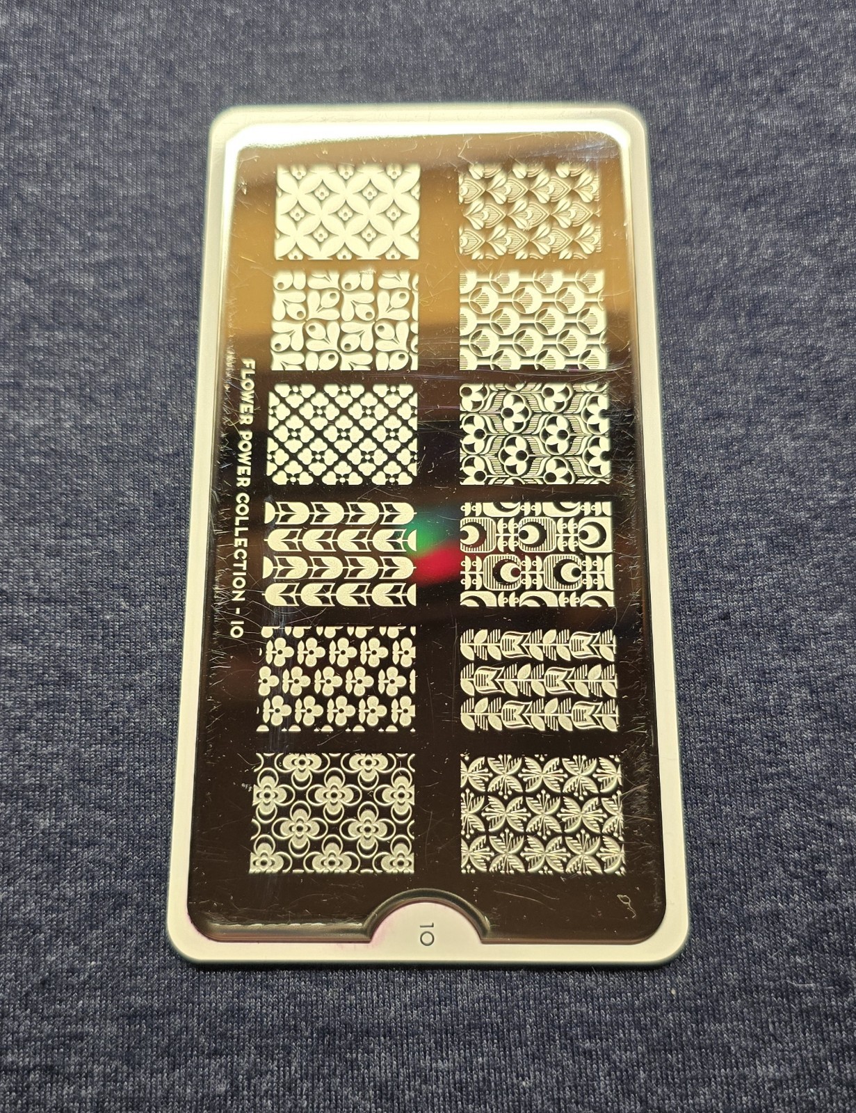 MoYou London Flower Power 10 Nail Stamp Plate Floral Leaf Vine Garden Rainforest