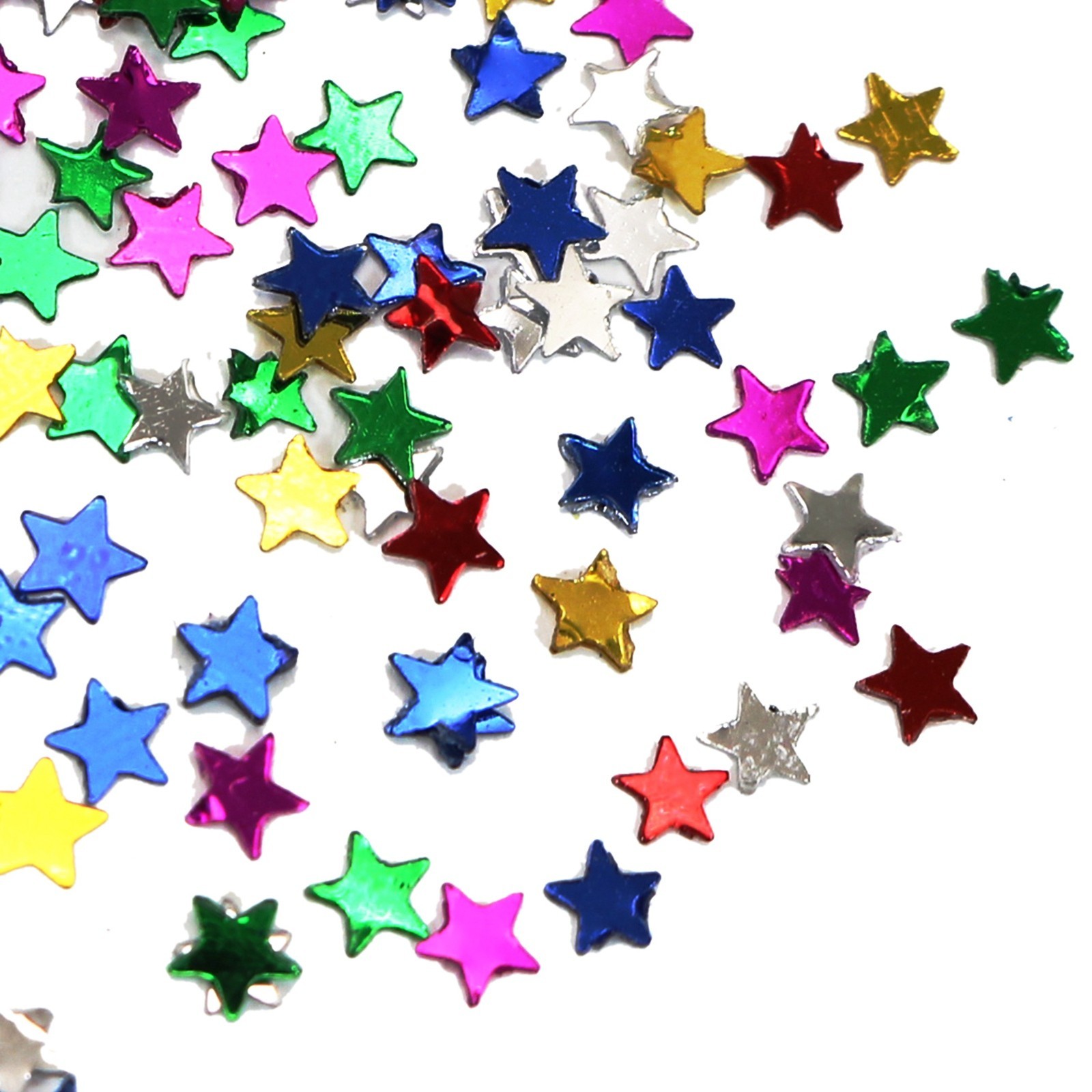 50Gram Mixed Color Metallic Star Sequins Loose Tiny 4mm Nail Art Scrapbook Craft