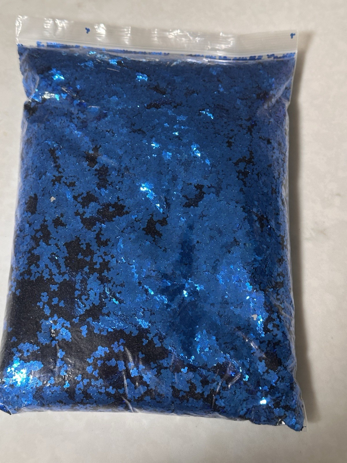 Royal Blue Mouse Head Solvent Resistant Glitter 1.67 lbs Epoxy Resin Craft