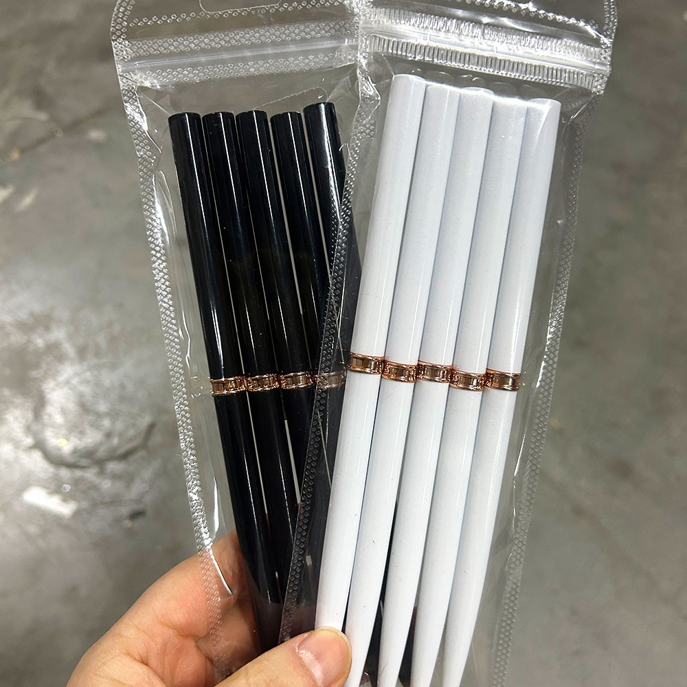 5/10pcs Pink/Black Nail Art Liner/Painting Brushes Ultra-thin Line Drawing Tool