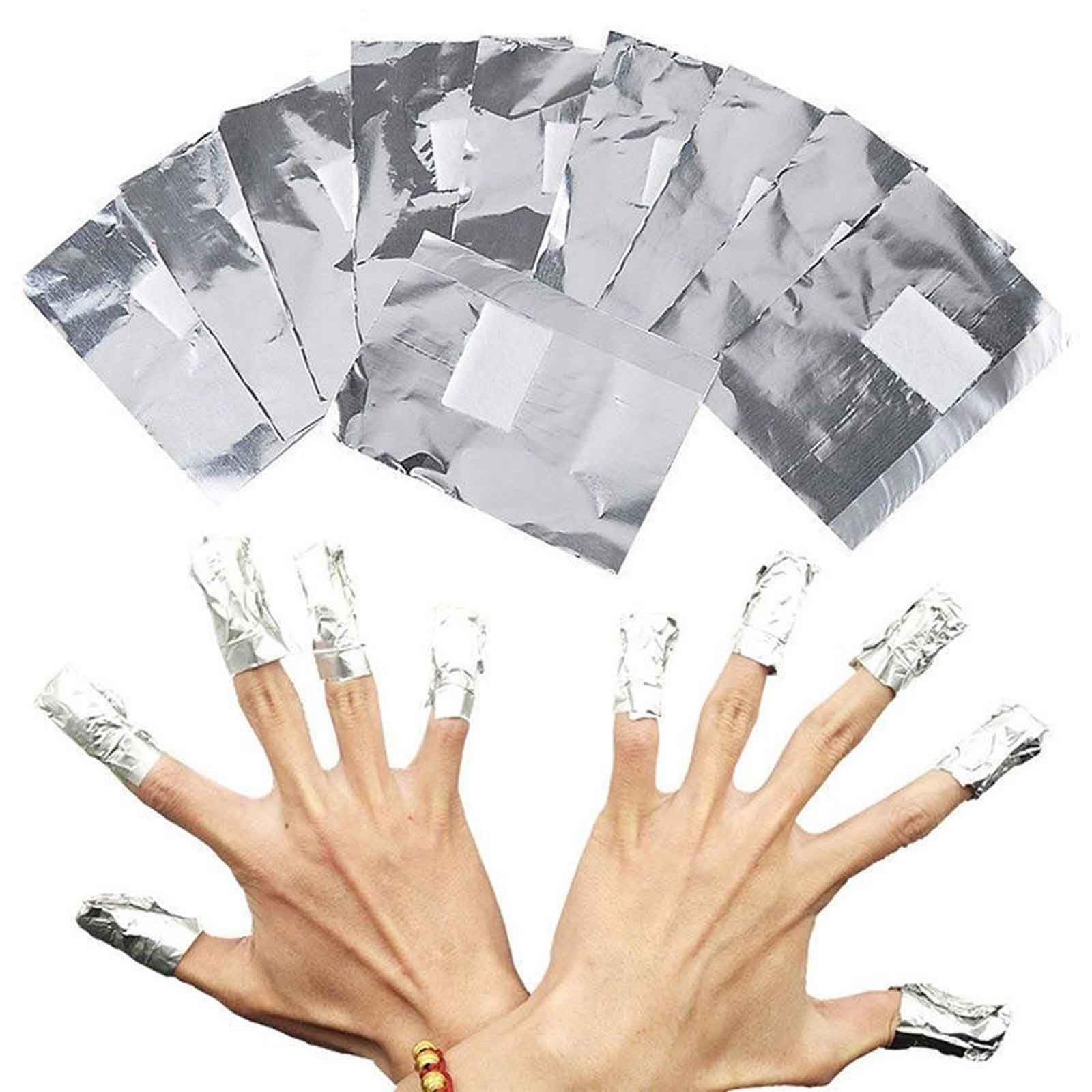 Nail Polish Remover Aluminum Foil Package,Which Can Remove Silver