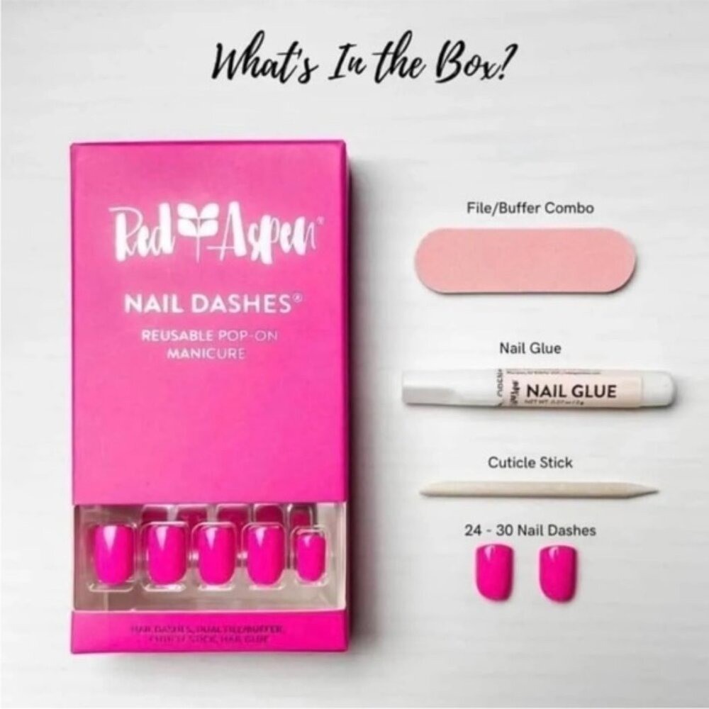Red Aspen Nail Dashes ✨Classic French Tammy – NIB