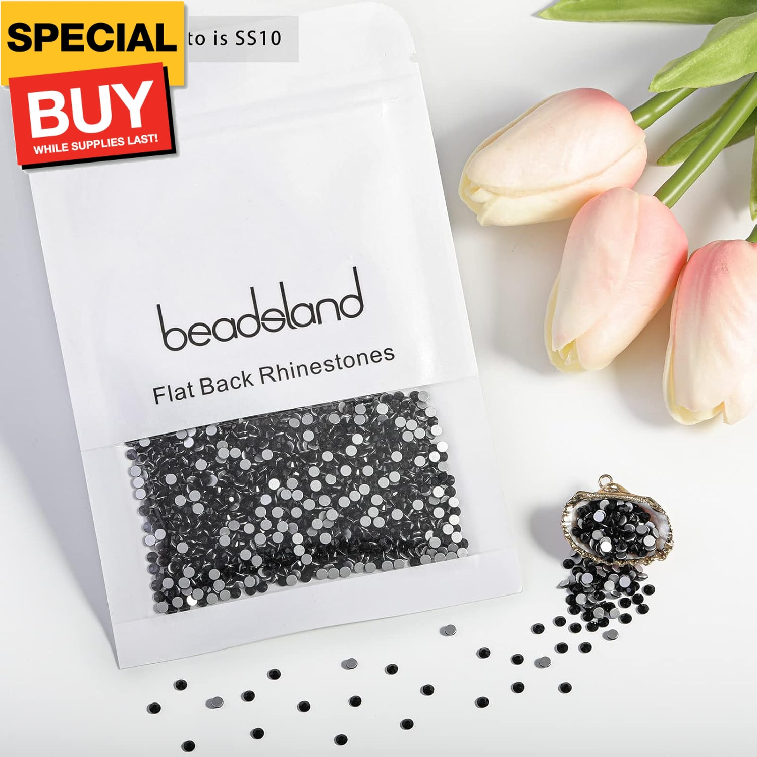 2880pcs Flat Back Crystal Rhinestones Round Gems for Nail Art and Craft Glue Fix